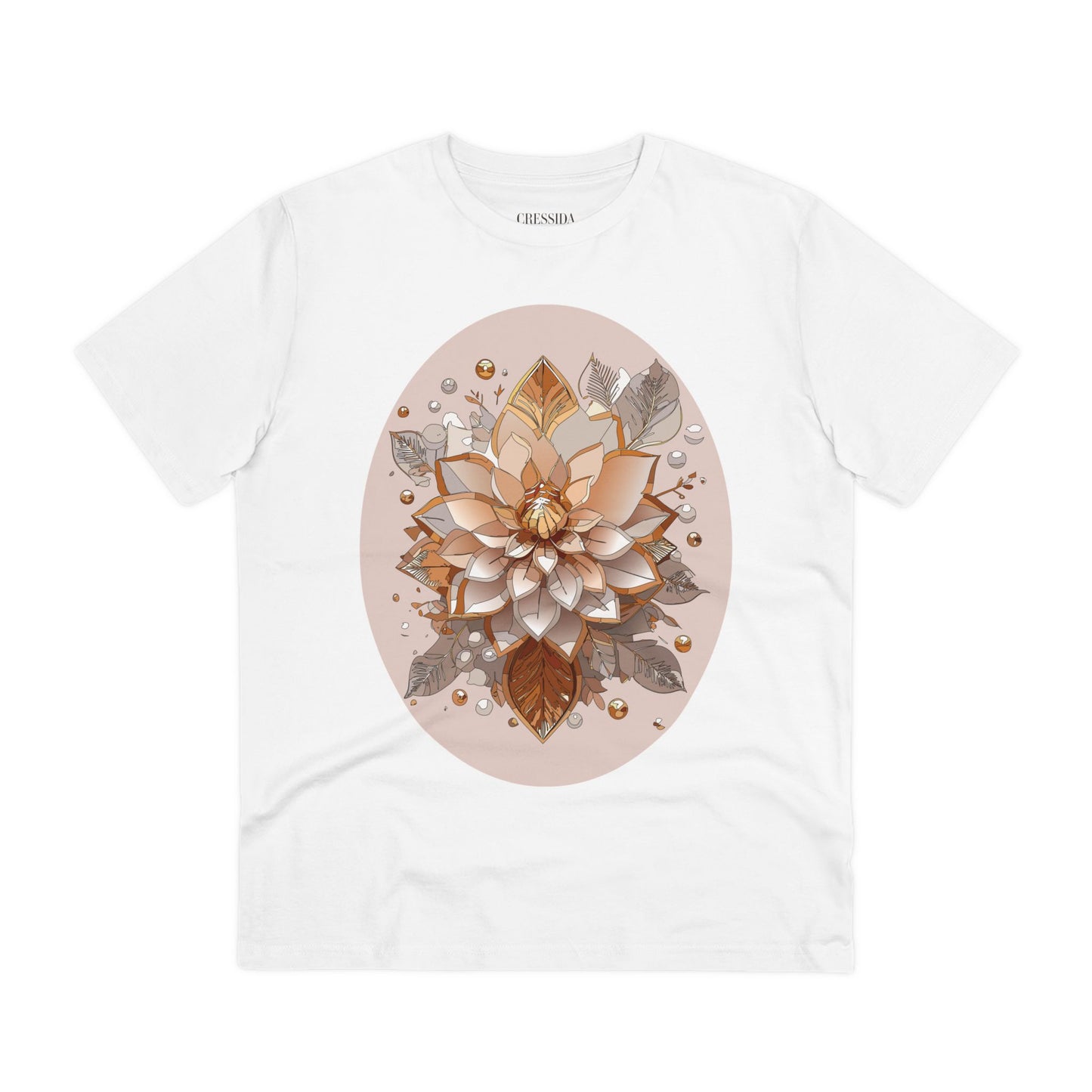 Organic T-shirt with Flower