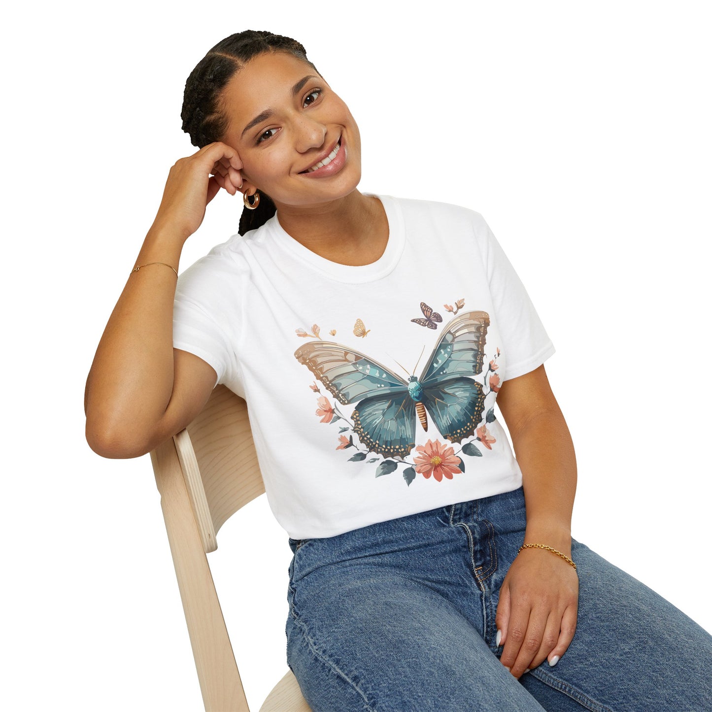 Butterfly Shirt, T Shirt with Butterfly, Monarch Shirt