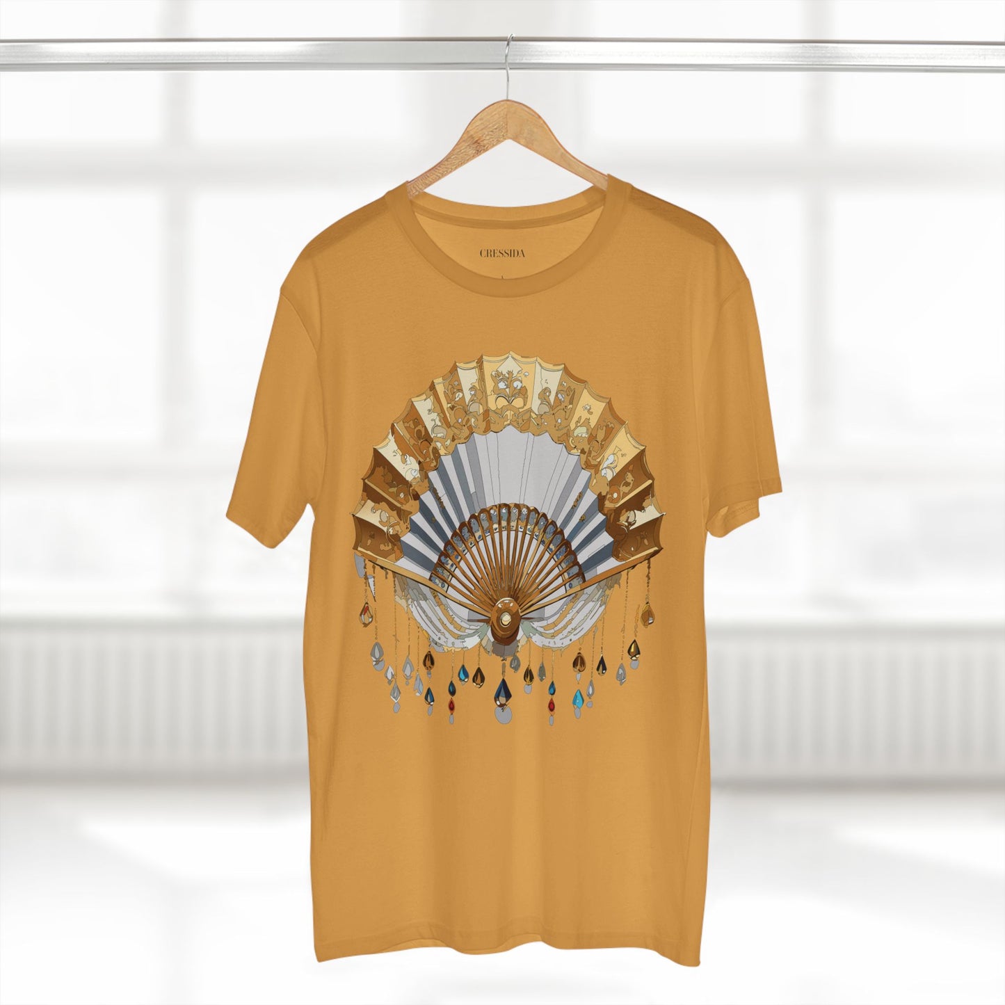Fan shirt, Shirt with Fan, Tee Shirt with Antique Fan