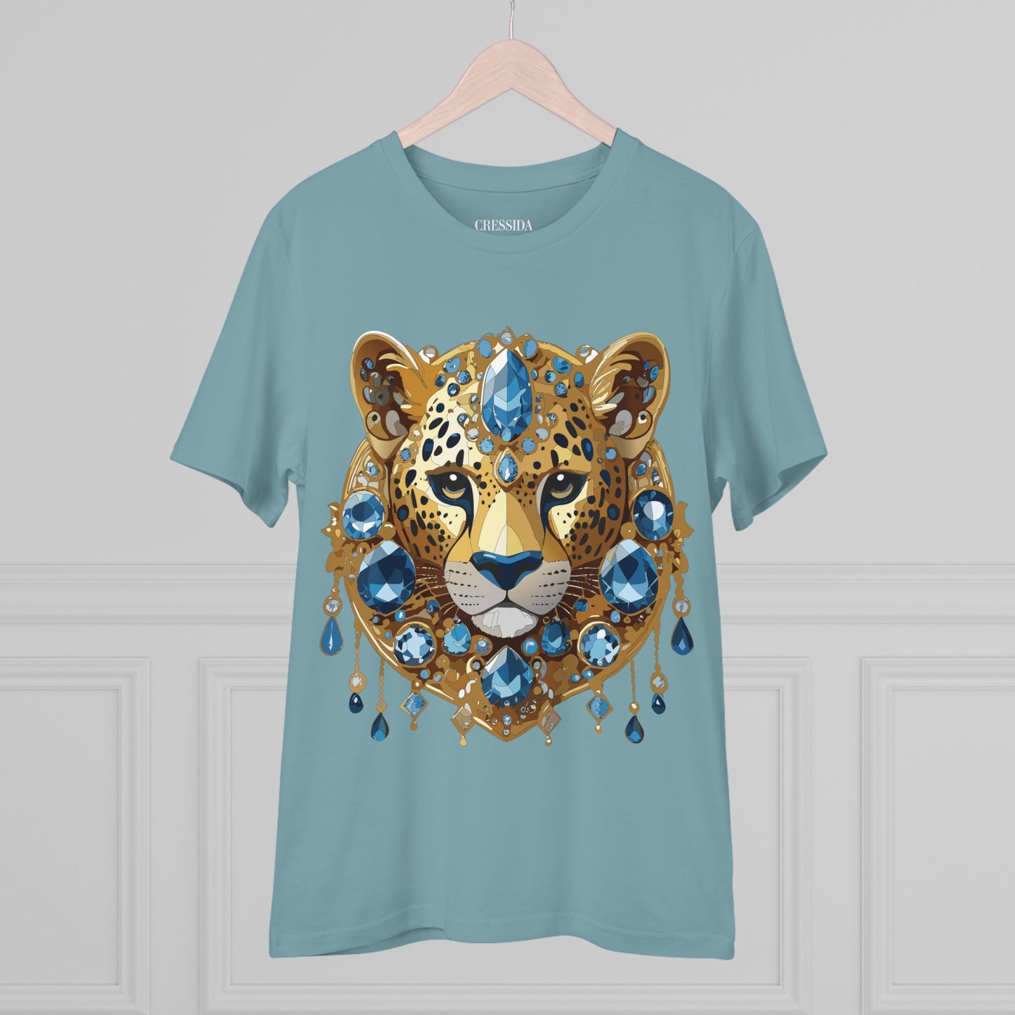 Organic T-shirt with Animals - Cheetah