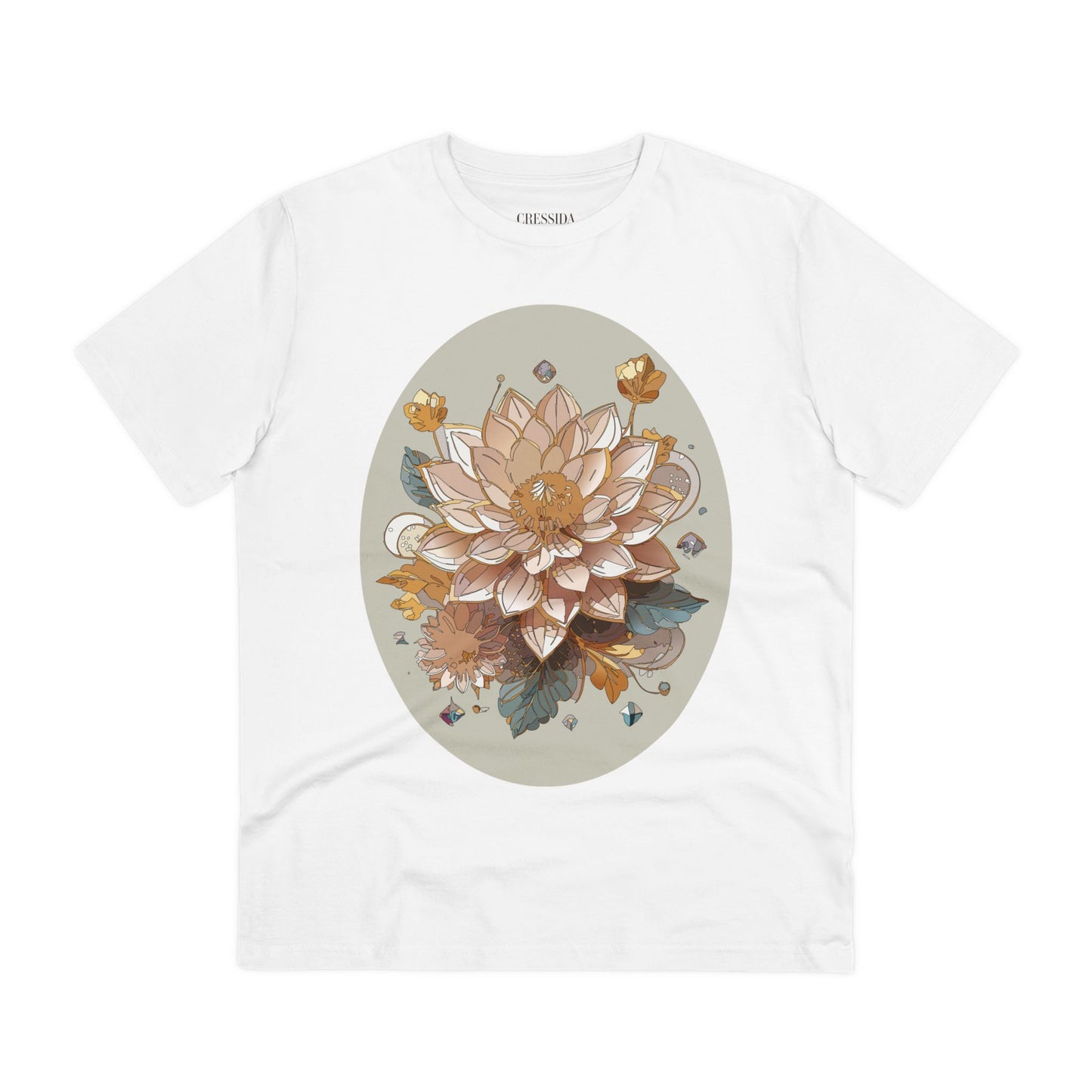 Organic T-shirt with Flower