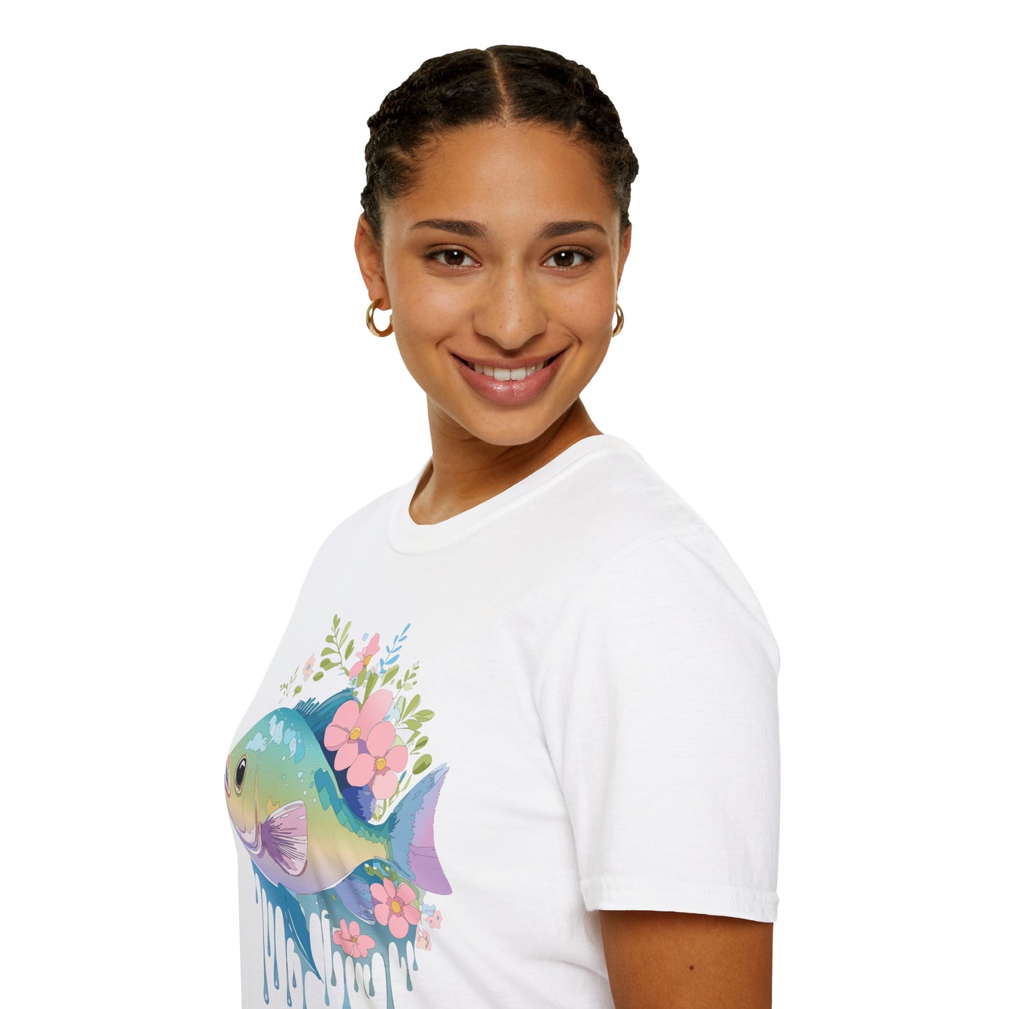 Fish Art Design Shirt, T Shirt with Fish, Graphic Shirt, Tee Shirt with Graphic Design, Shirt with Fish Graphic Art