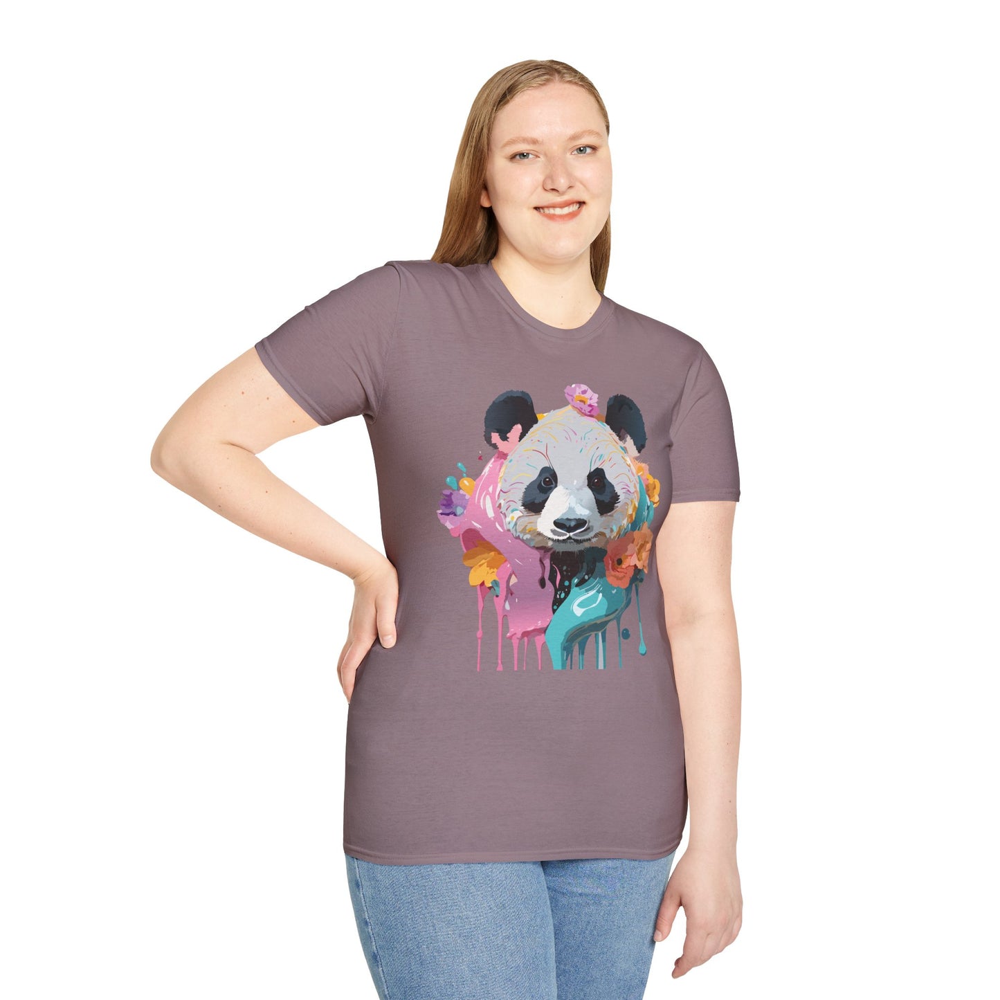 Panda Shirt, T Shirt with Panda, Animal Shirt, Tee Shirt with Animals