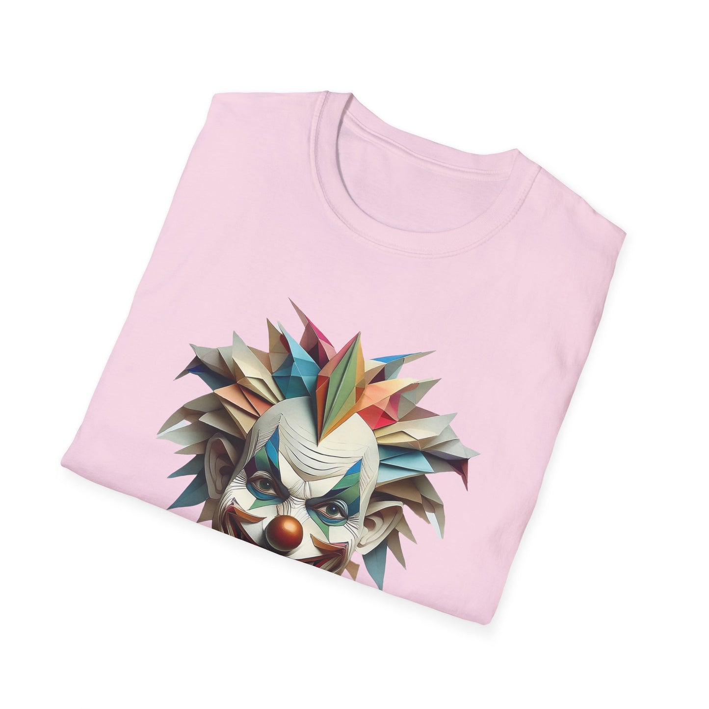 Clown Shirt, T Shirt with Clown, Funny Man Shirt, Tee Shirt with Funny Man, Circus Shirt, Shirt with Circus, Scary Man Shirt, Shirt with Scary Man