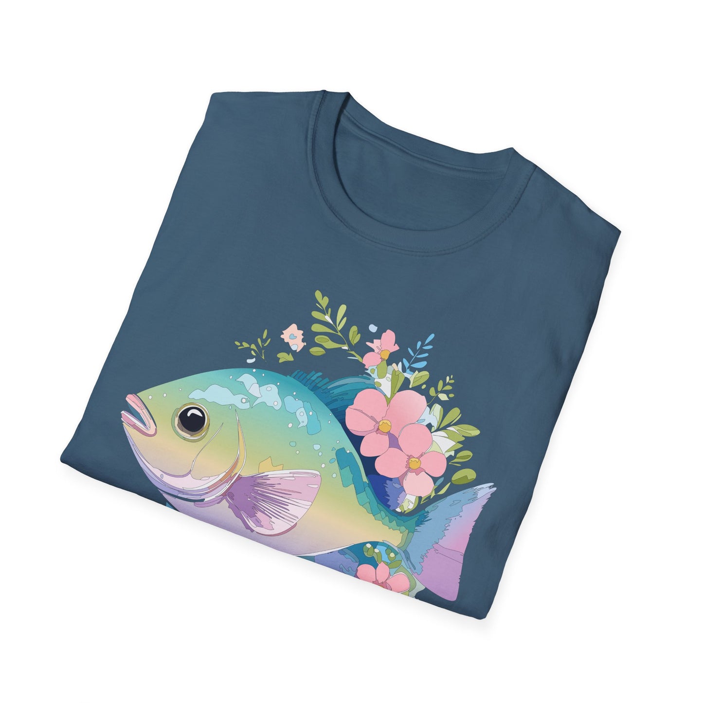 Fish Art Design Shirt, T Shirt with Fish, Graphic Shirt, Tee Shirt with Graphic Design, Shirt with Fish Graphic Art