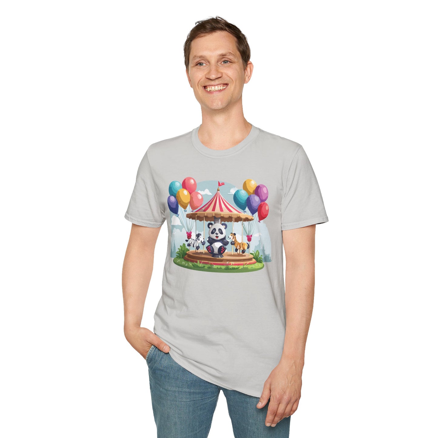 Panda Shirt, T Shirt with Panda, Animal Shirt, Tee Shirt with Animals