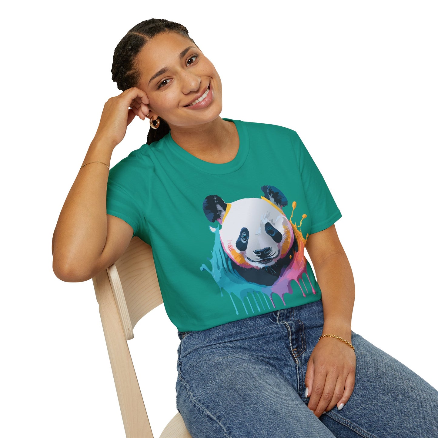 Panda Shirt, T Shirt with Panda, Animal Shirt, Tee Shirt with Animals