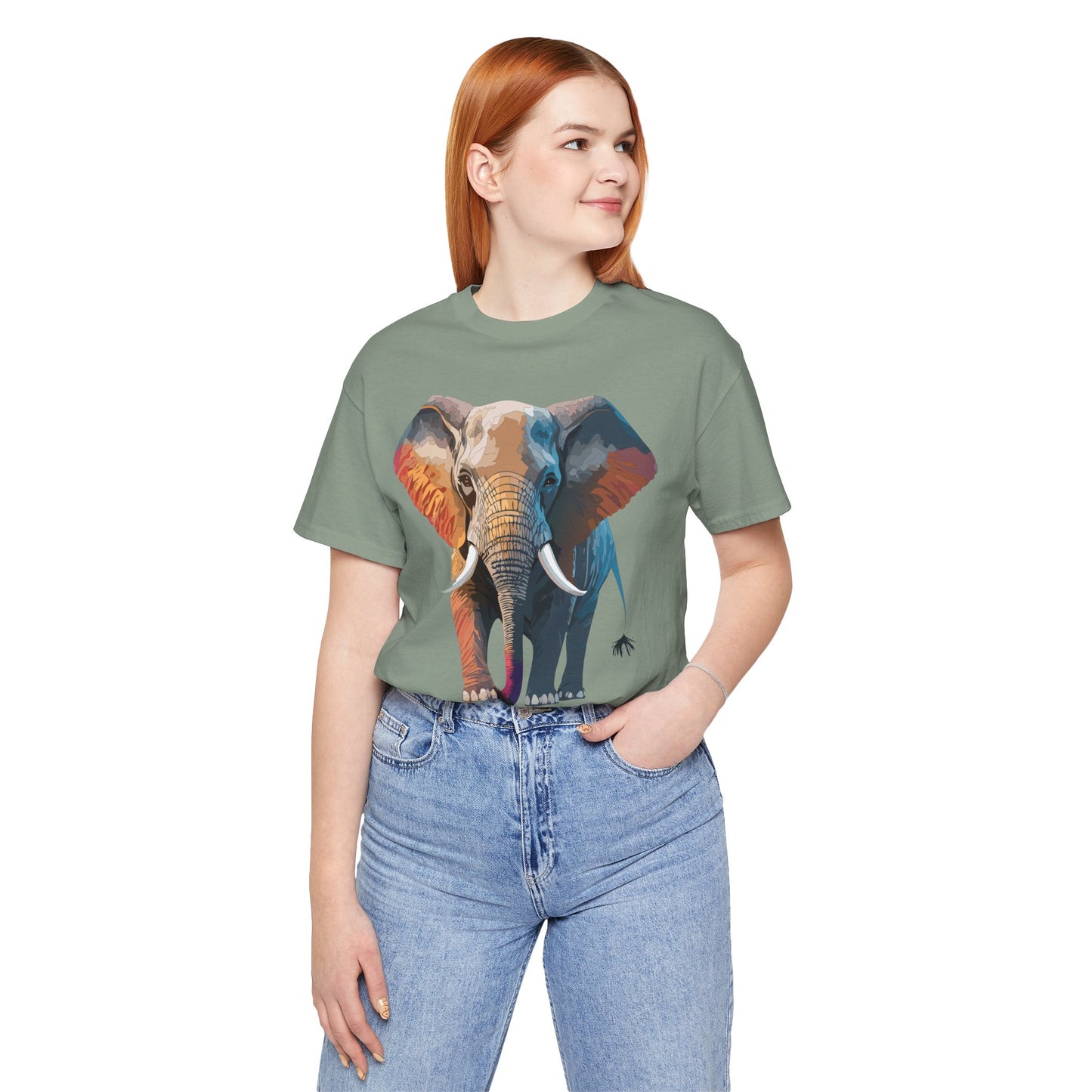 Unisex Animal Shirt, Tee Shirt with Animals, Art Design Tee Shirt, Wild Animals Shirt