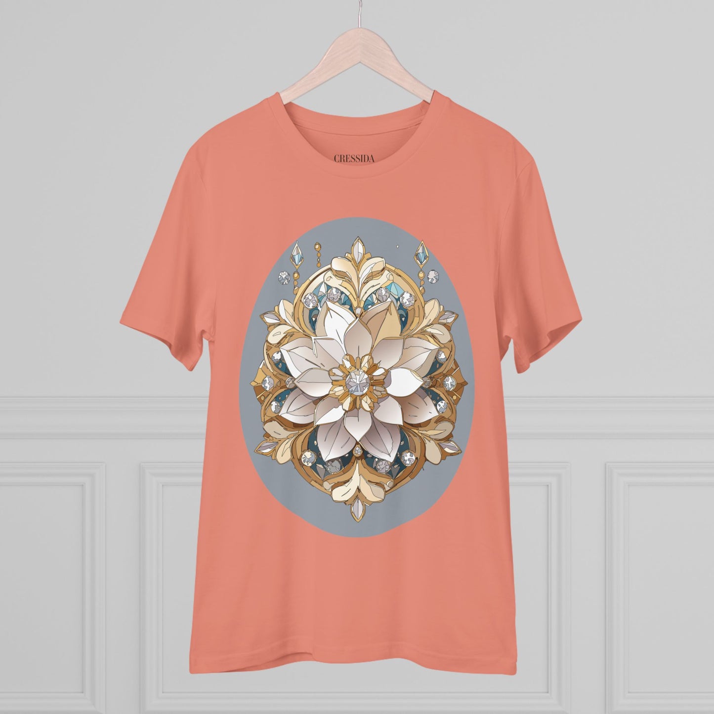 Organic T-shirt with Flower