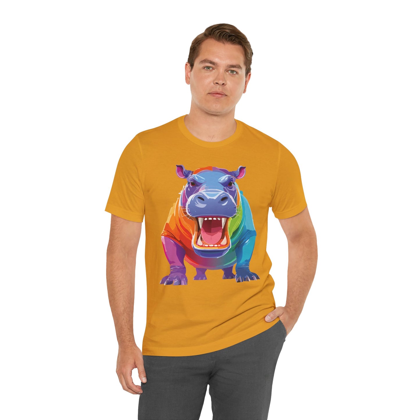 Unisex Animal Shirt, Tee Shirt with Animals, Art Design Tee Shirt, Wild Animals Shirt