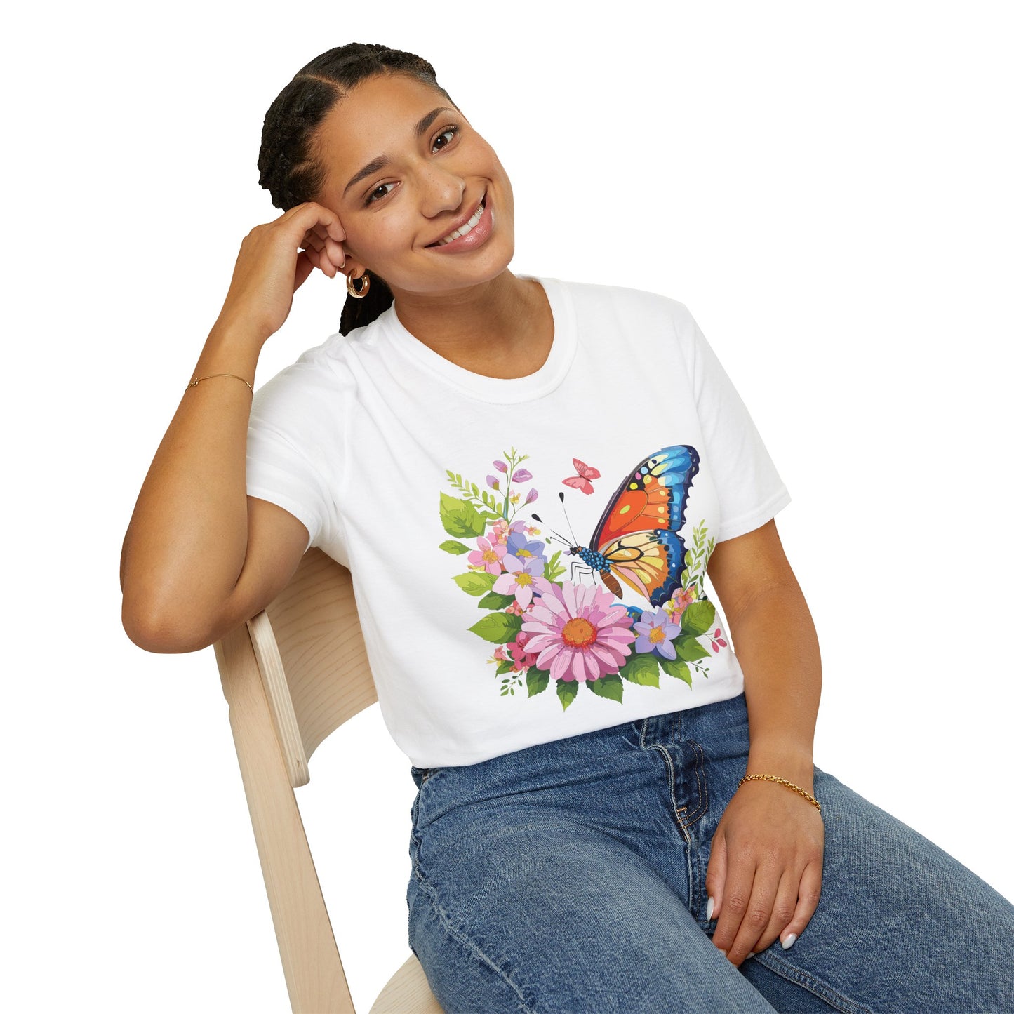 Butterfly Shirt, T Shirt with Butterfly, Monarch Shirt
