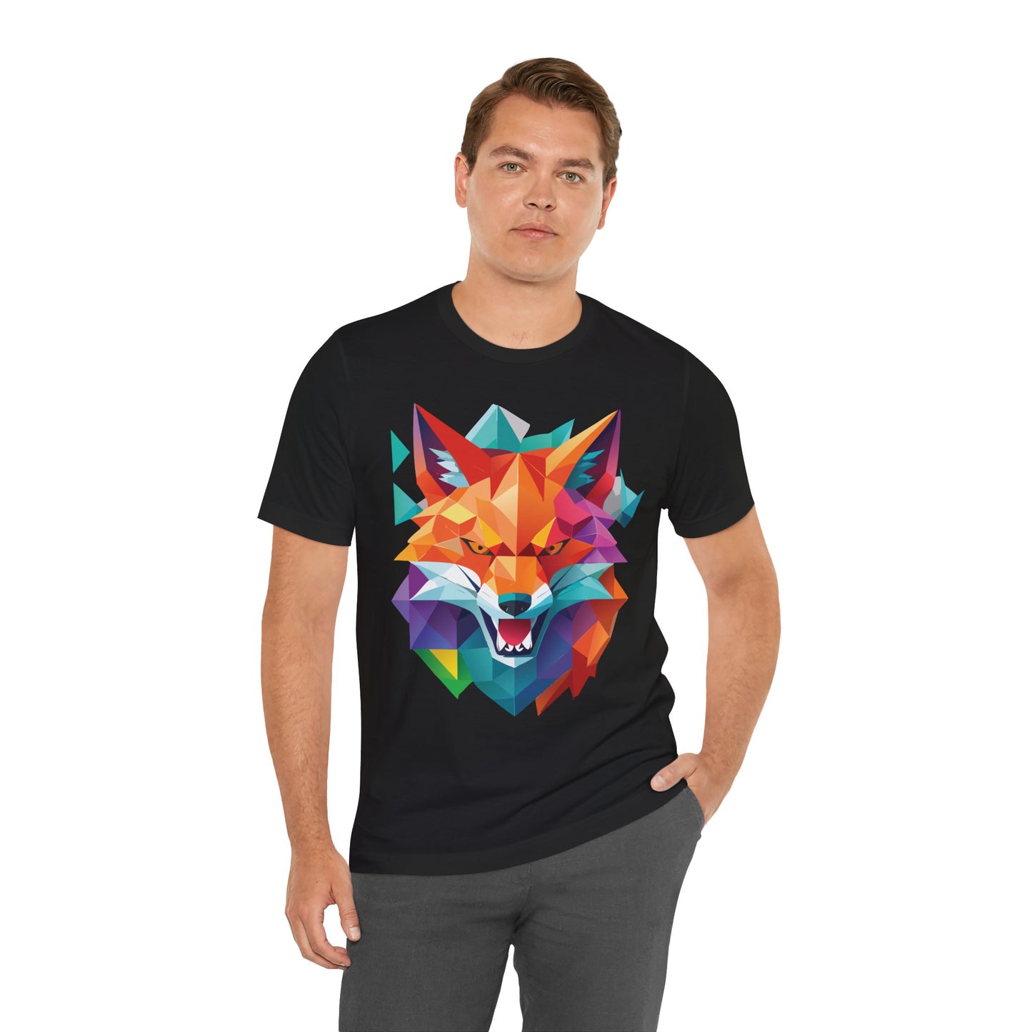 Unisex Animal Shirt, Tee Shirt with Animals, Art Design Tee Shirt, Wild Animals Shirt