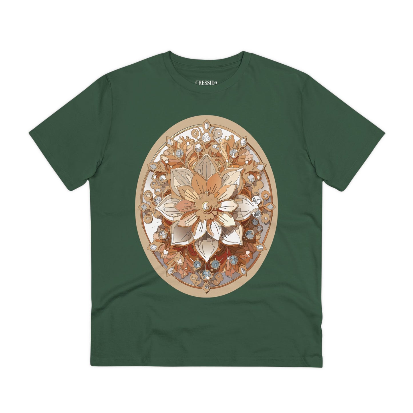 Organic T-shirt with Flower