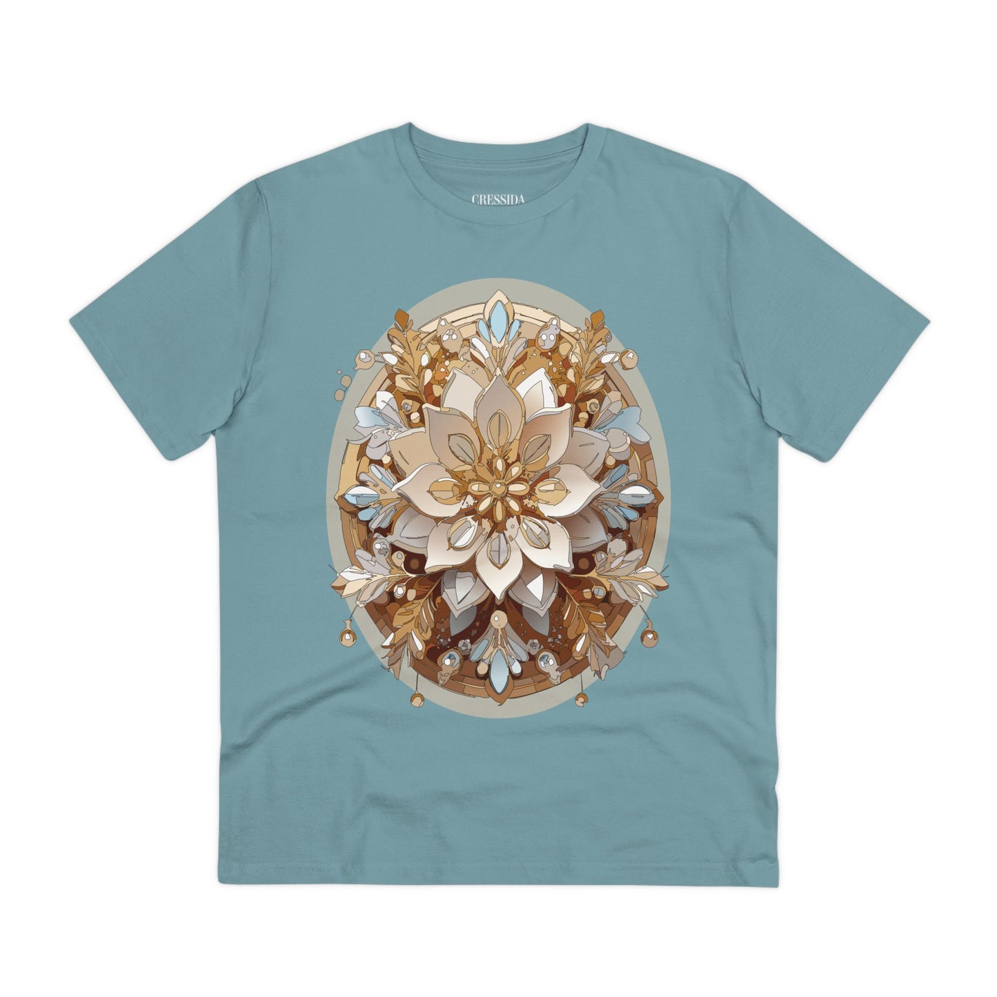 Organic T-shirt with Flower