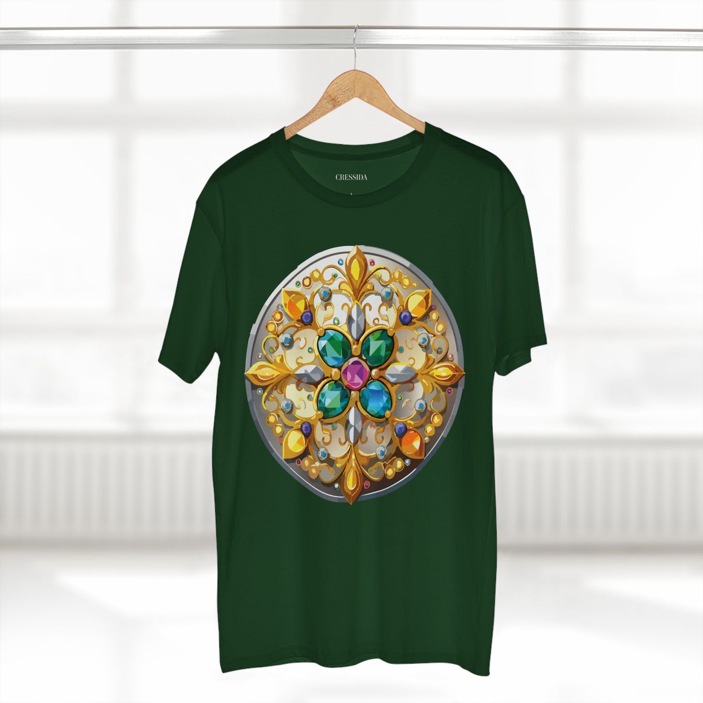 Medallion Shirt, Shirt with Medallion, Tee Shirt with Medal