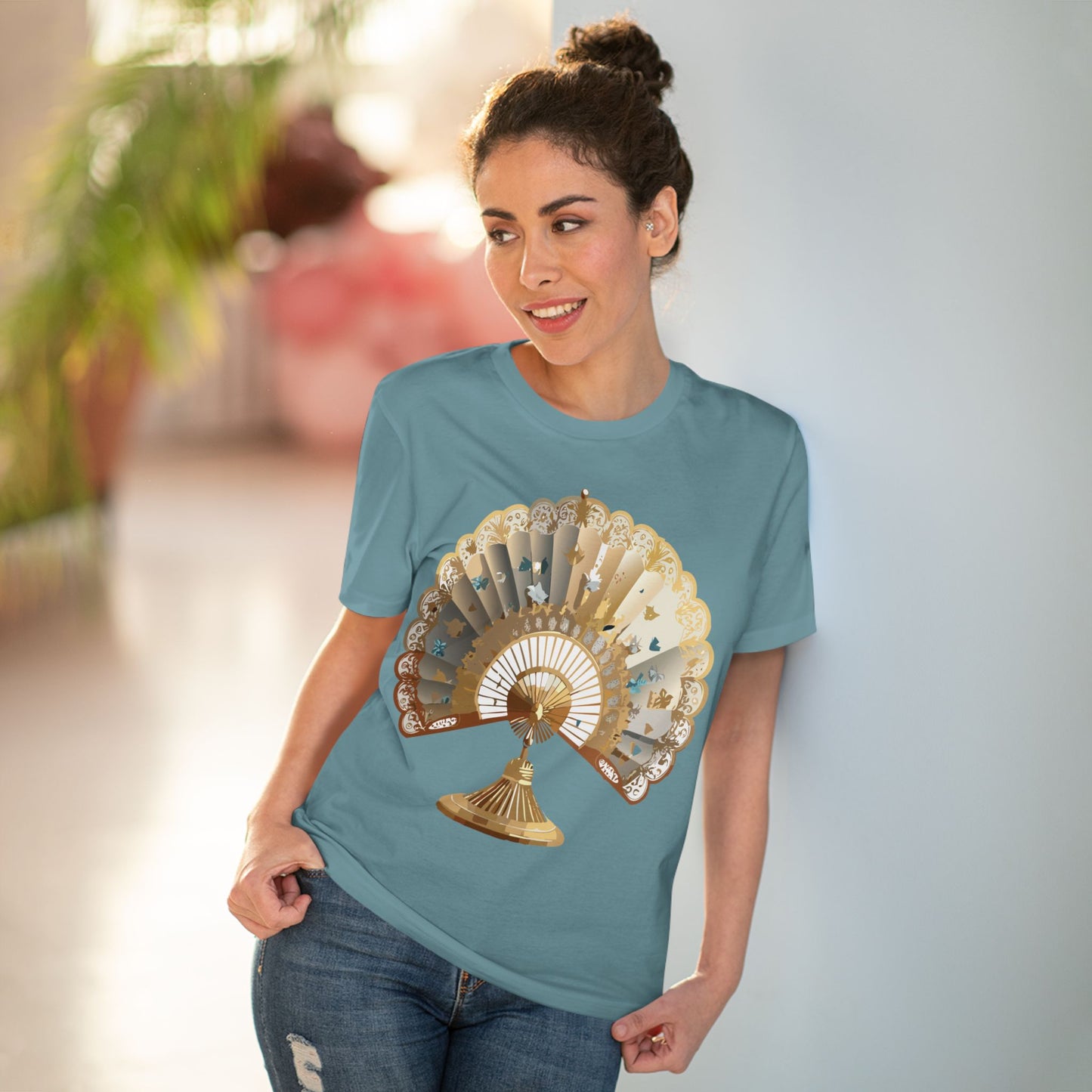 Organic T-shirt with Fan