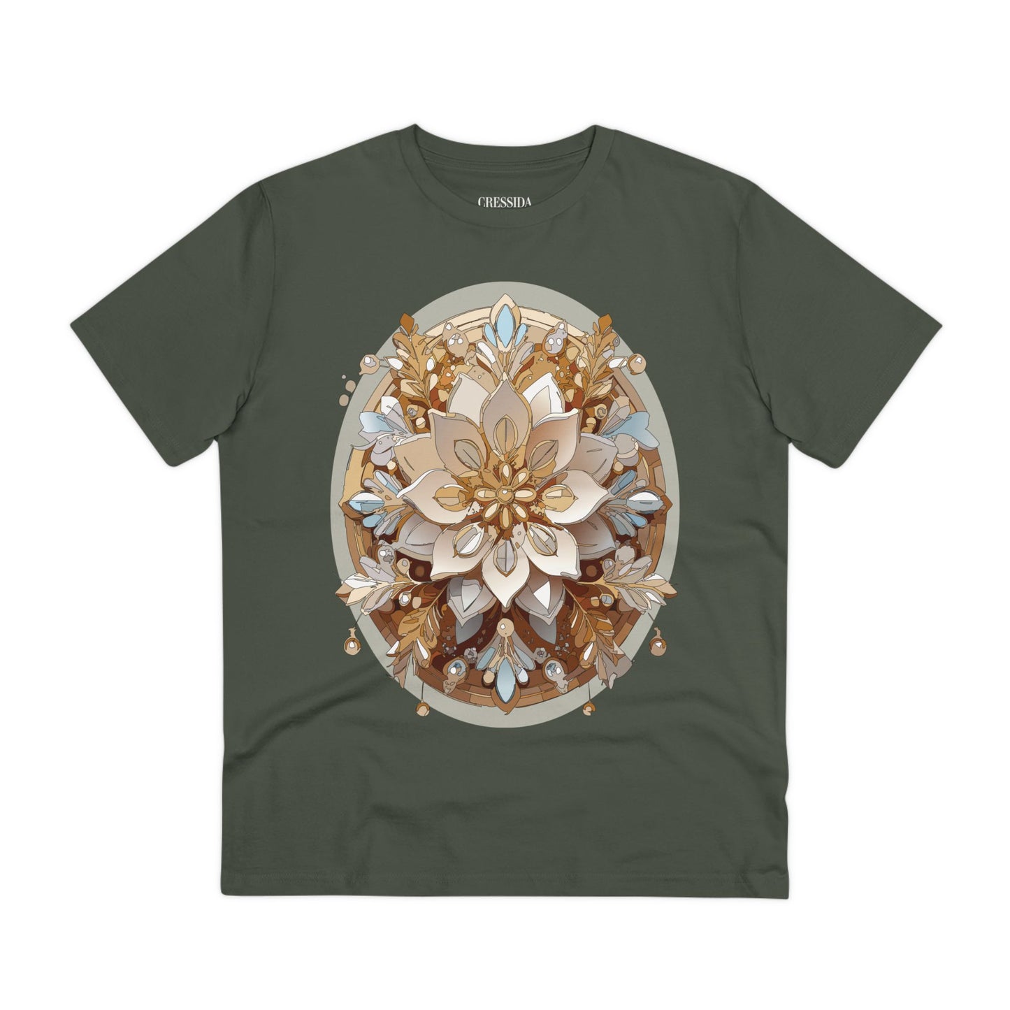 Organic T-shirt with Flower