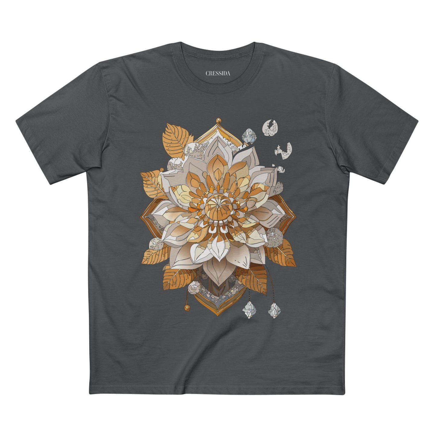 Floral Shirt, Shirt with Flower, Tee Shirt with Antique Flower
