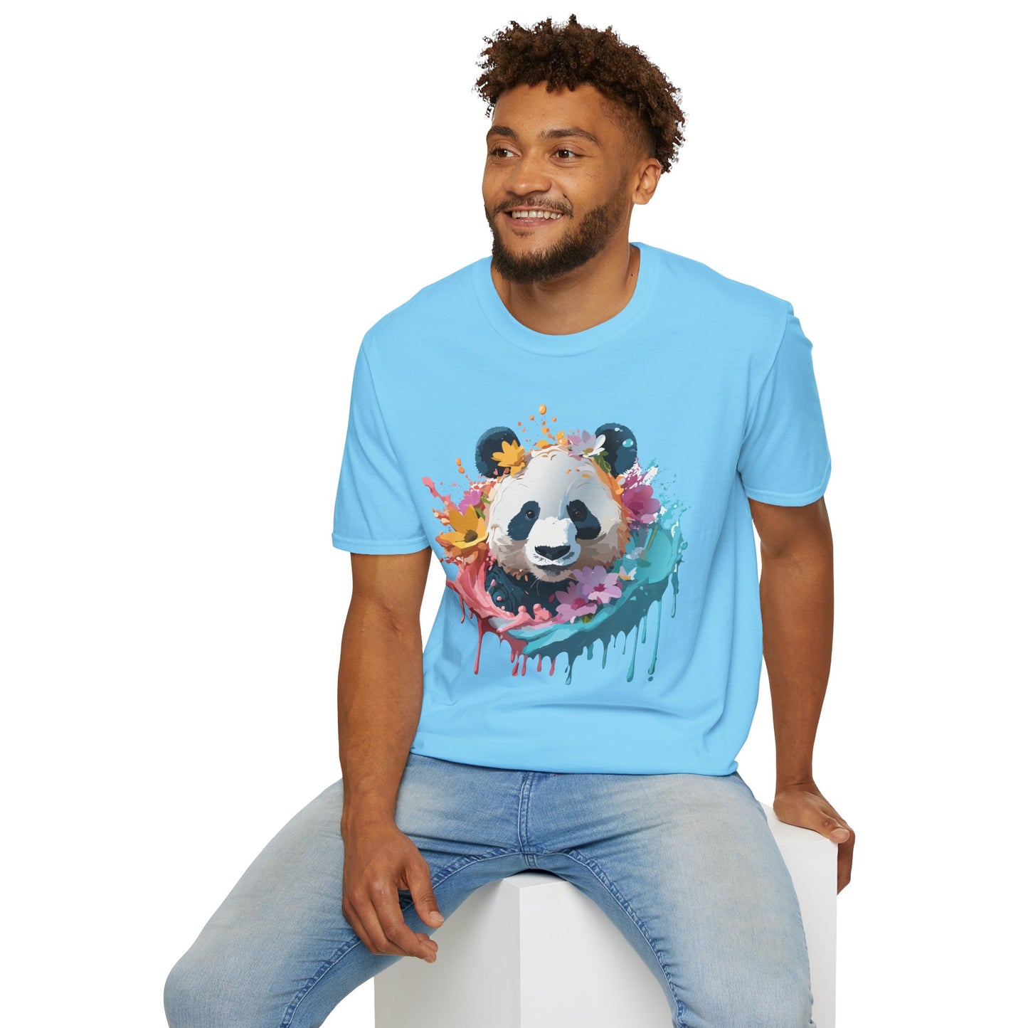 Panda Shirt, T Shirt with Panda, Animal Shirt, Tee Shirt with Animals