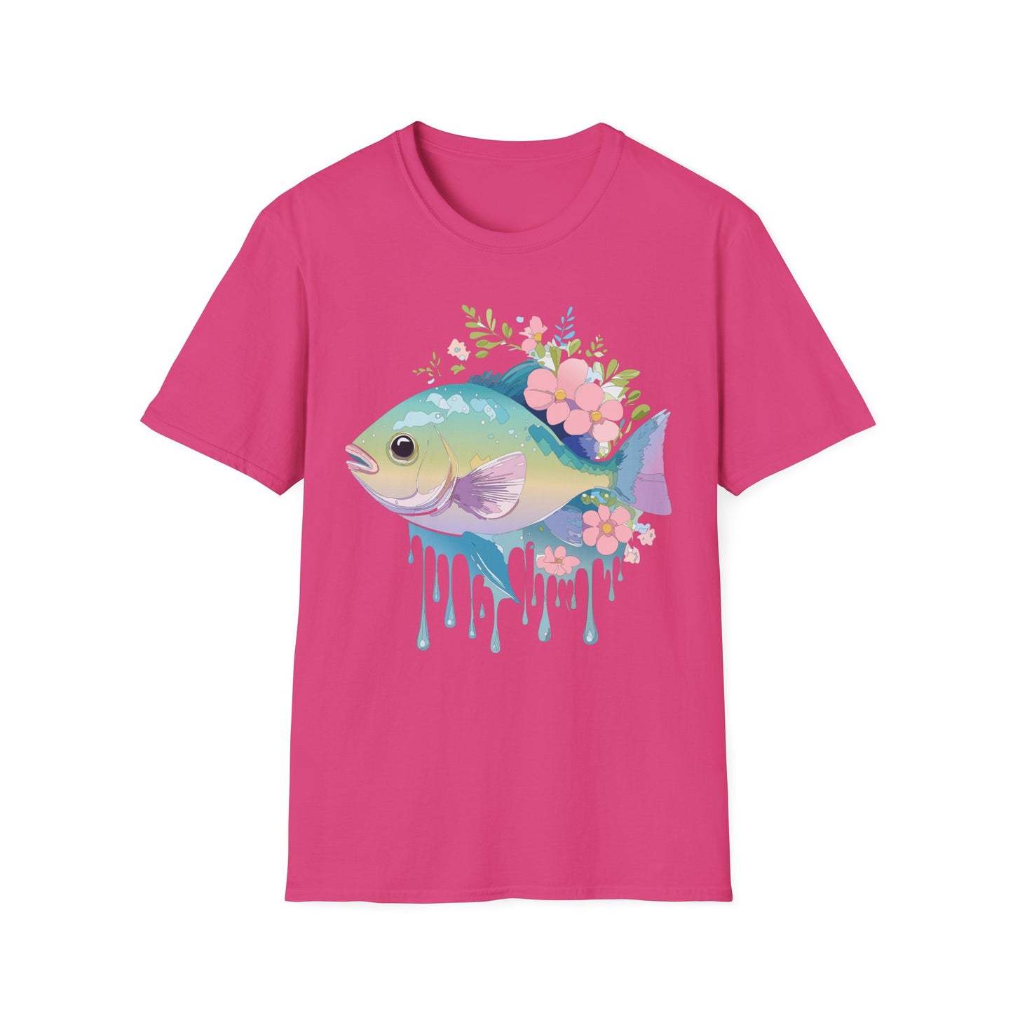 Fish Art Design Shirt, T Shirt with Fish, Graphic Shirt, Tee Shirt with Graphic Design, Shirt with Fish Graphic Art