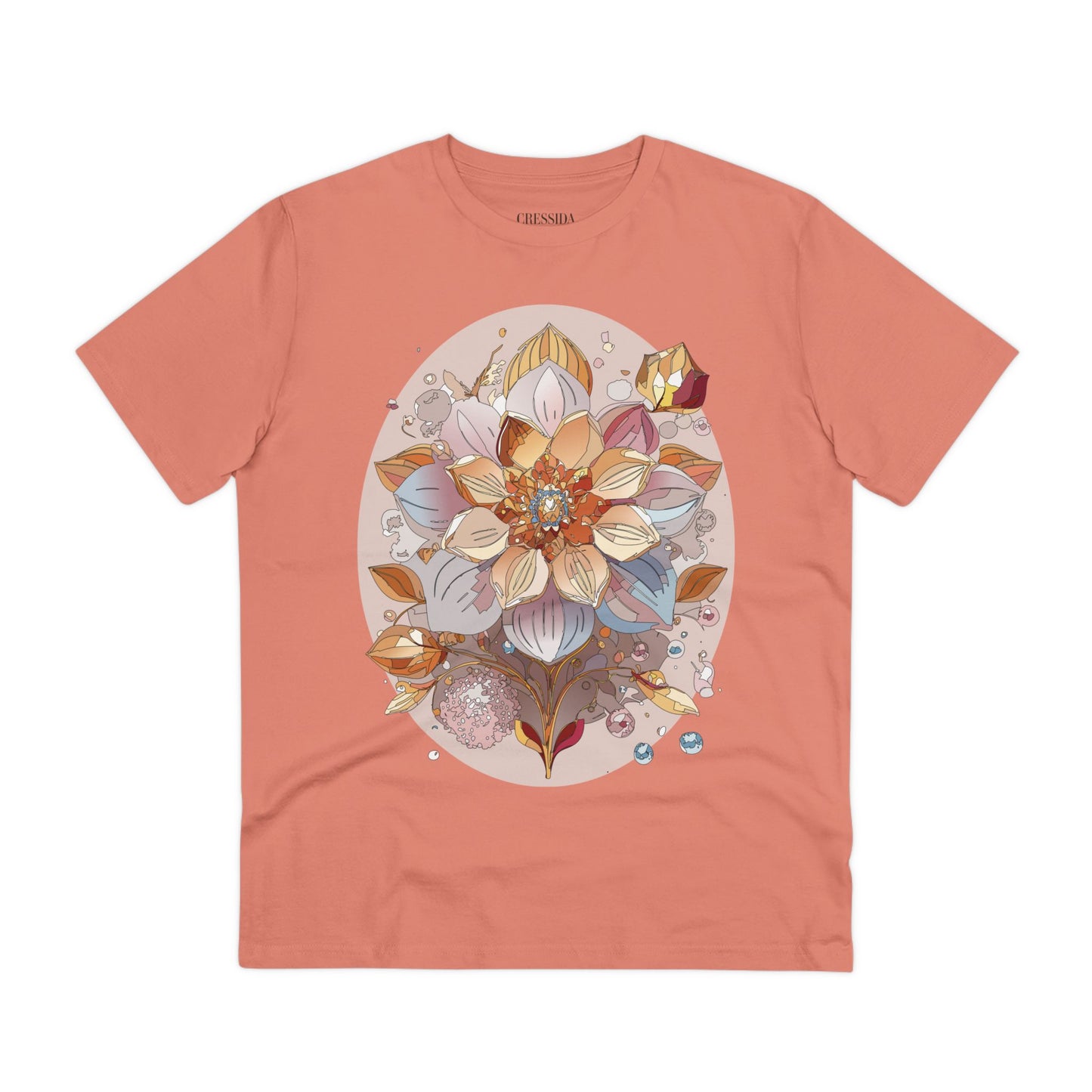 Organic T-shirt with Flower