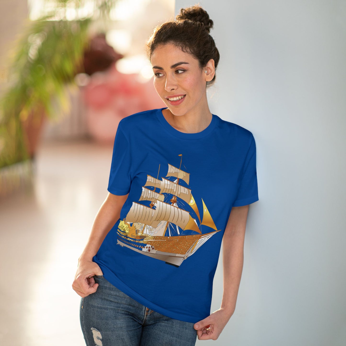 Organic T-shirt with Ship