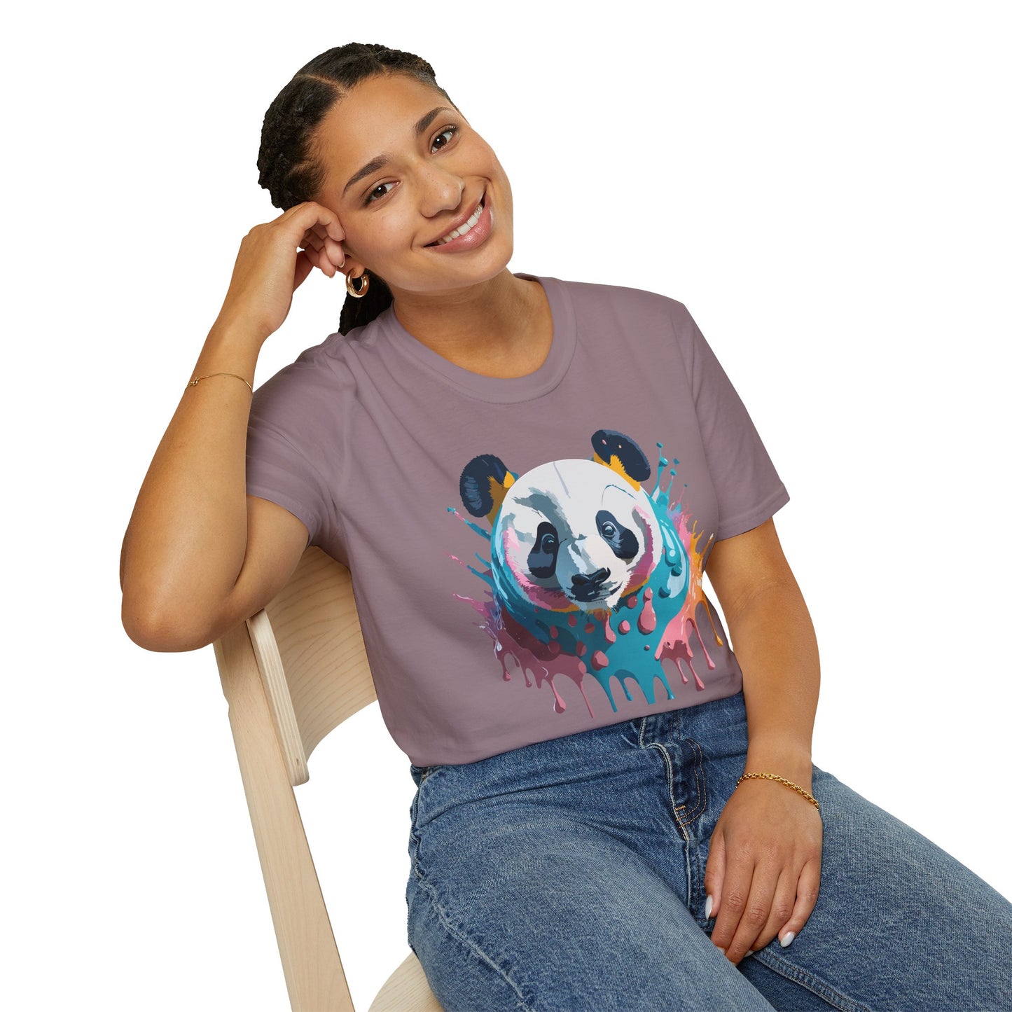 Panda Shirt, T Shirt with Panda, Animal Shirt, Tee Shirt with Animals
