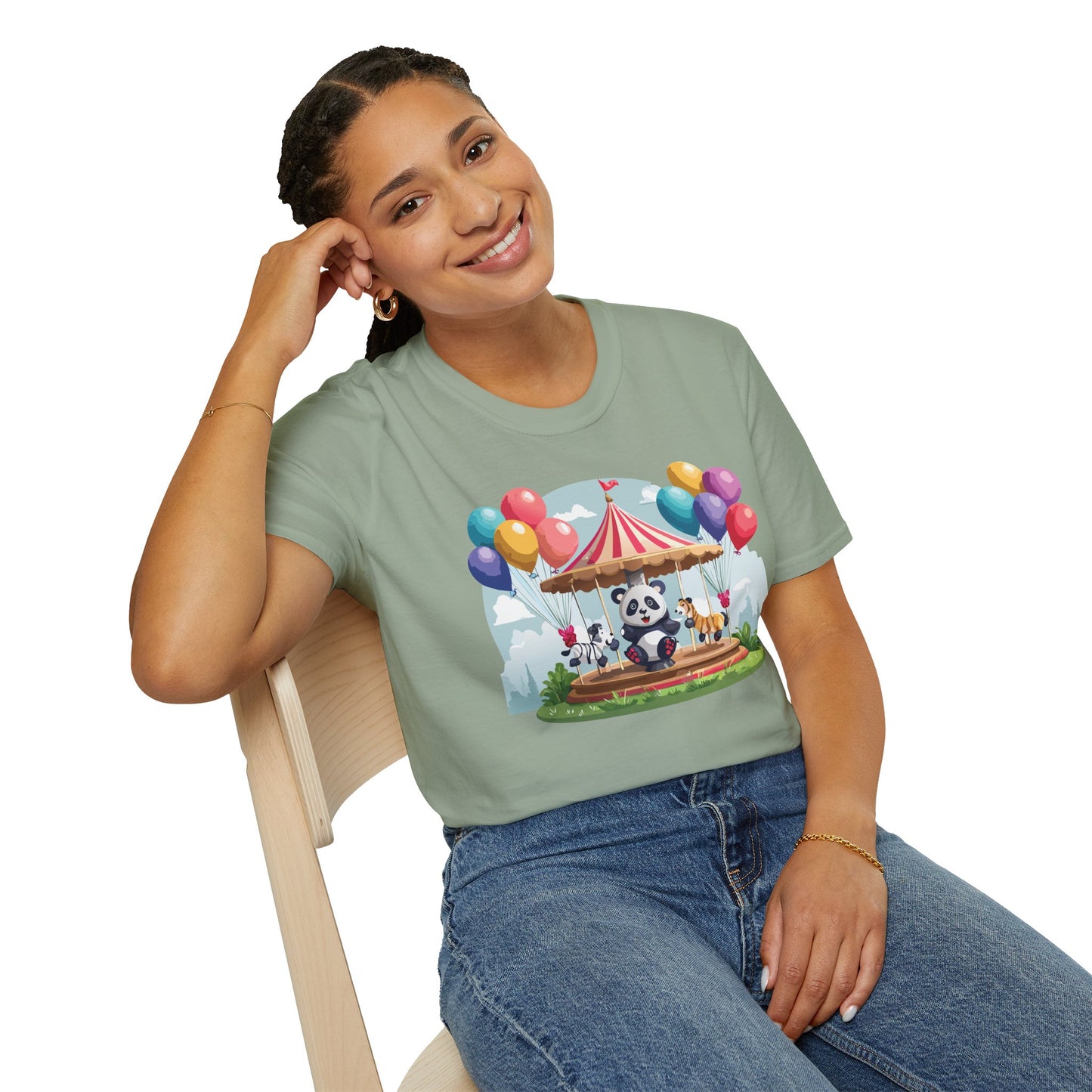 Panda Shirt, T Shirt with Panda, Animal Shirt, Tee Shirt with Animals