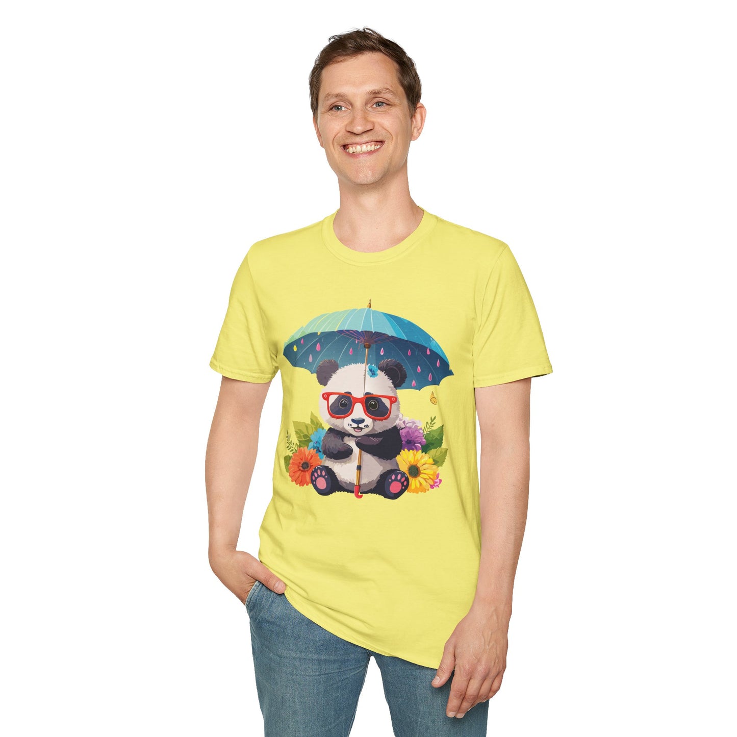 Panda Shirt, T Shirt with Panda, Animal Shirt, Tee Shirt with Animals
