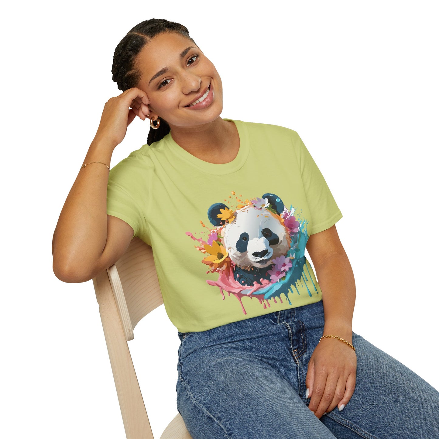 Panda Shirt, T Shirt with Panda, Animal Shirt, Tee Shirt with Animals