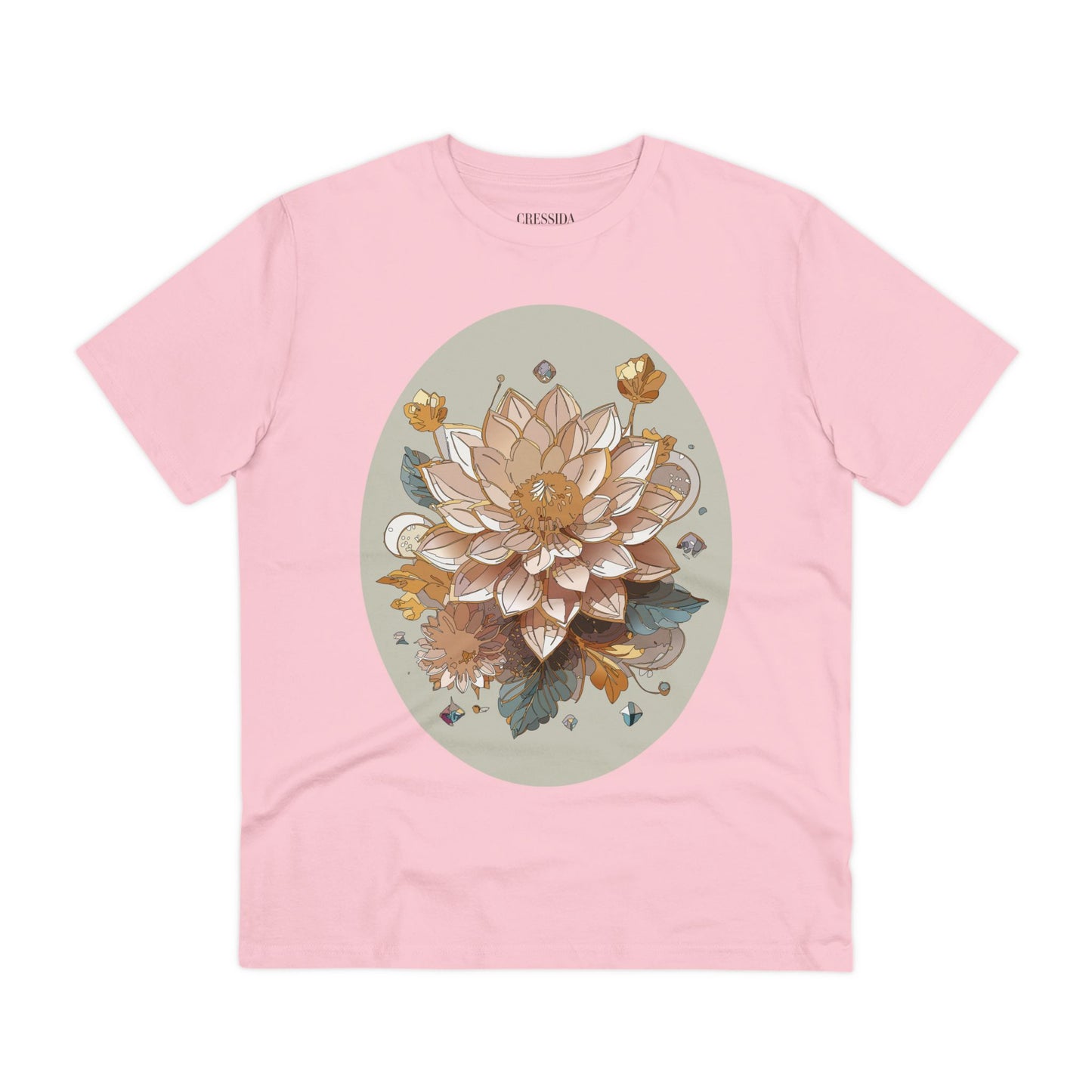 Organic T-shirt with Flower