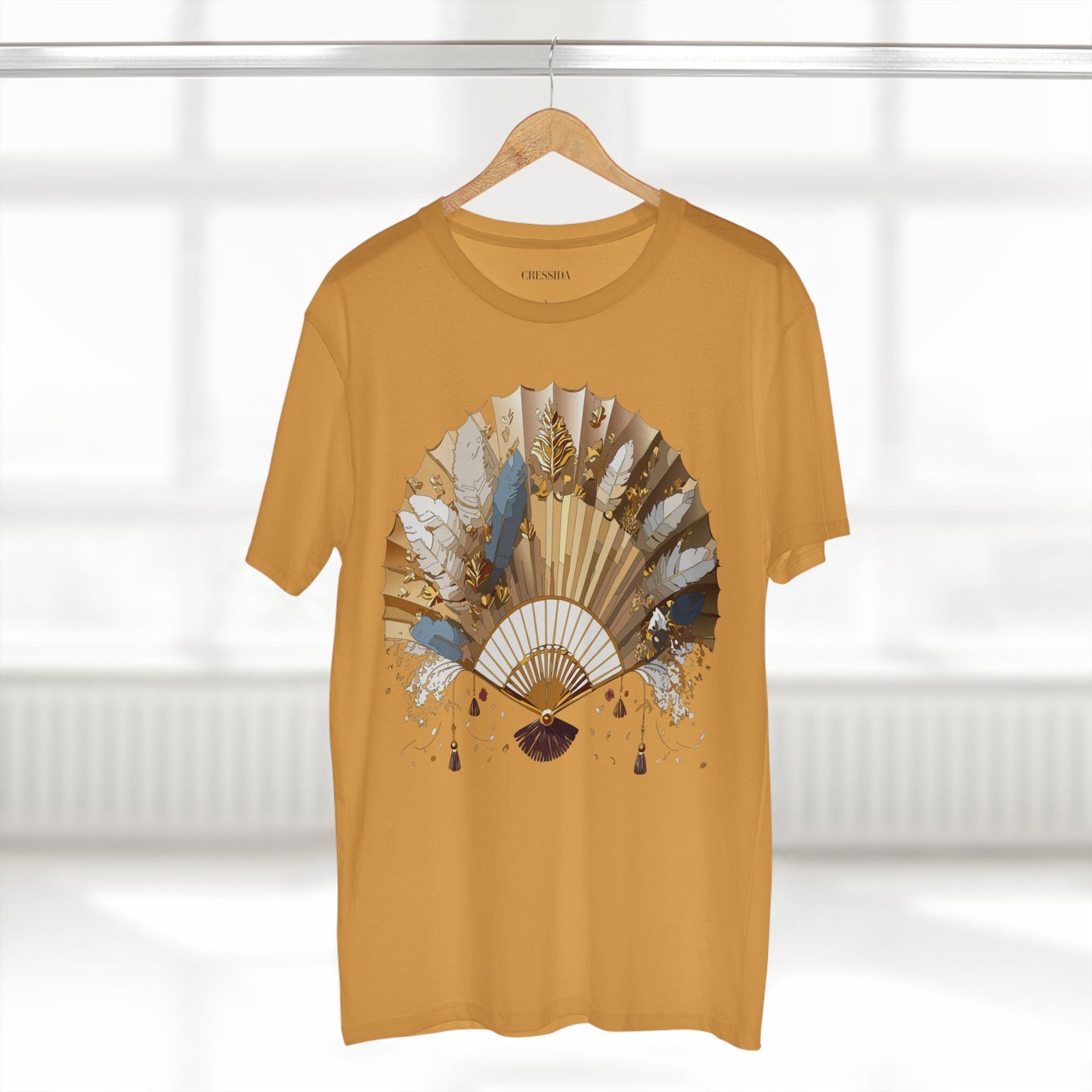 Fan shirt, Shirt with Fan, Tee Shirt with Antique Fan