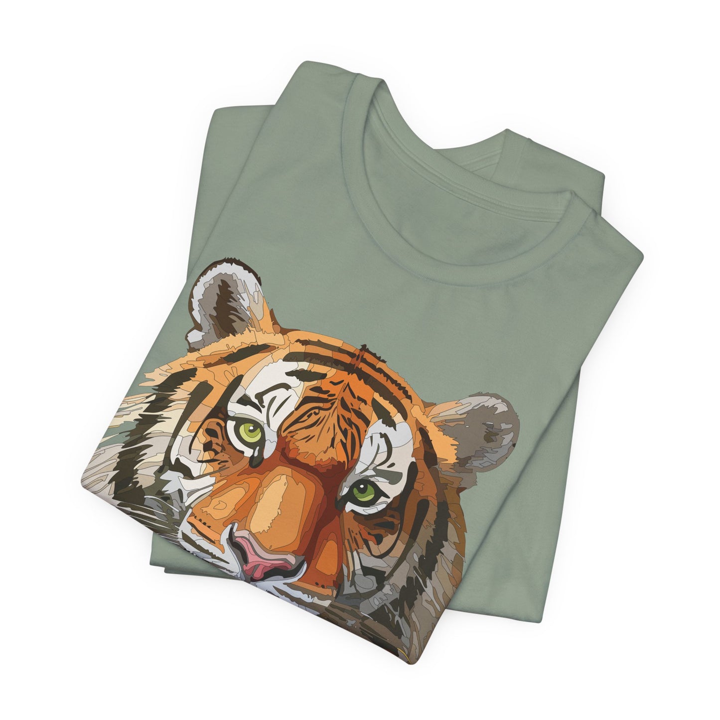 Unisex Animal Shirt, Tee Shirt with Animals, Art Design Tee Shirt, Wild Animals Shirt