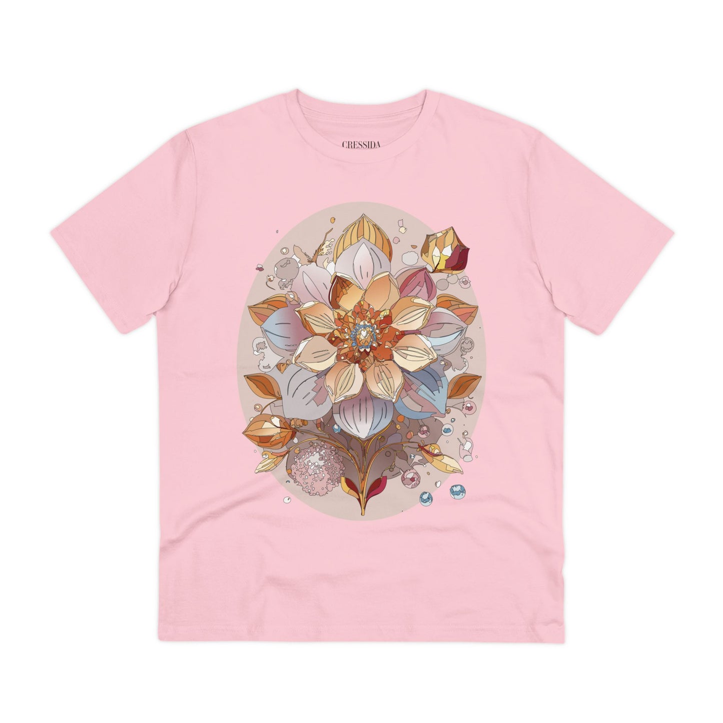 Organic T-shirt with Flower