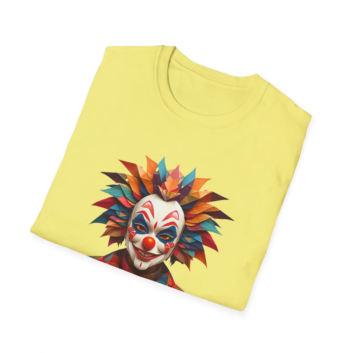 Clown Shirt, T Shirt with Clown, Funny Man Shirt, Tee Shirt with Funny Man, Circus Shirt, Shirt with Circus, Scary Man Shirt, Shirt with Scary Man