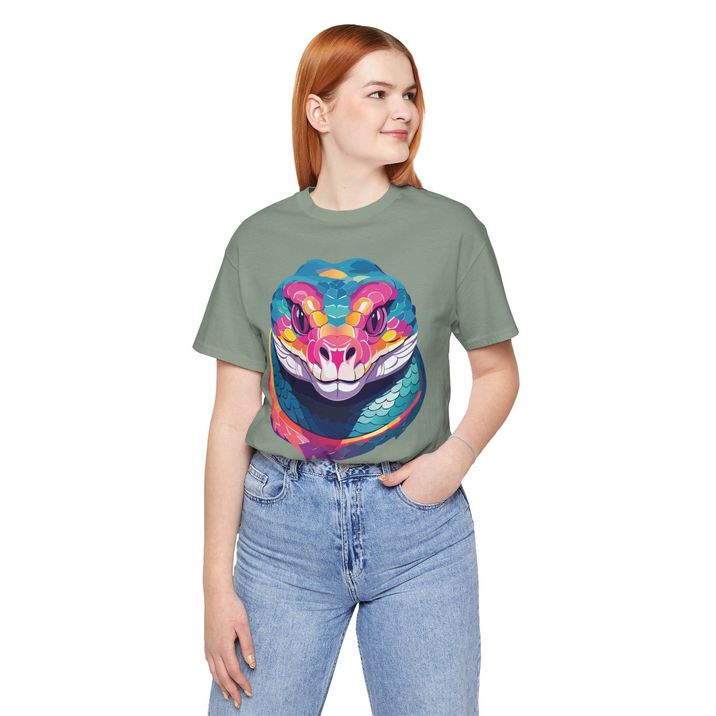 Unisex Animal Shirt, Tee Shirt with Animals, Art Design Tee Shirt, Wild Animals Shirt
