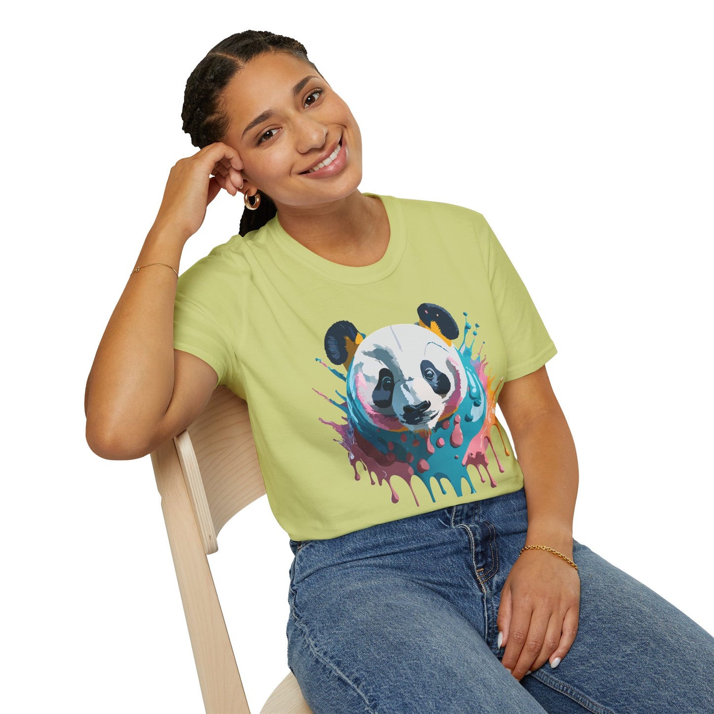 Panda Shirt, T Shirt with Panda, Animal Shirt, Tee Shirt with Animals