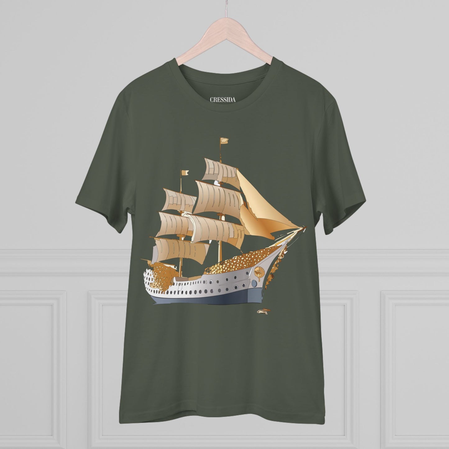 Bio T-Shirt mit Schiff