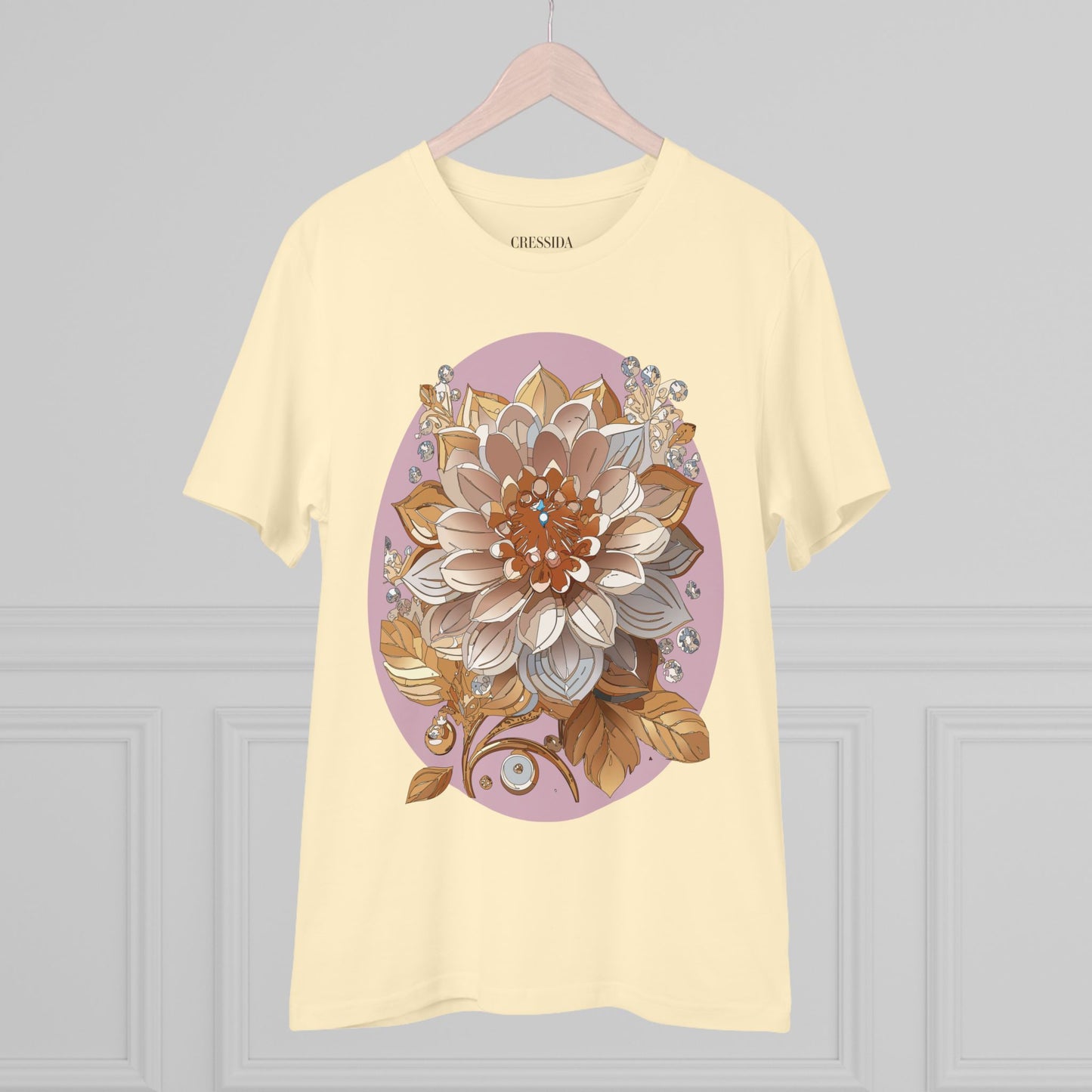 Organic T-shirt with Flower