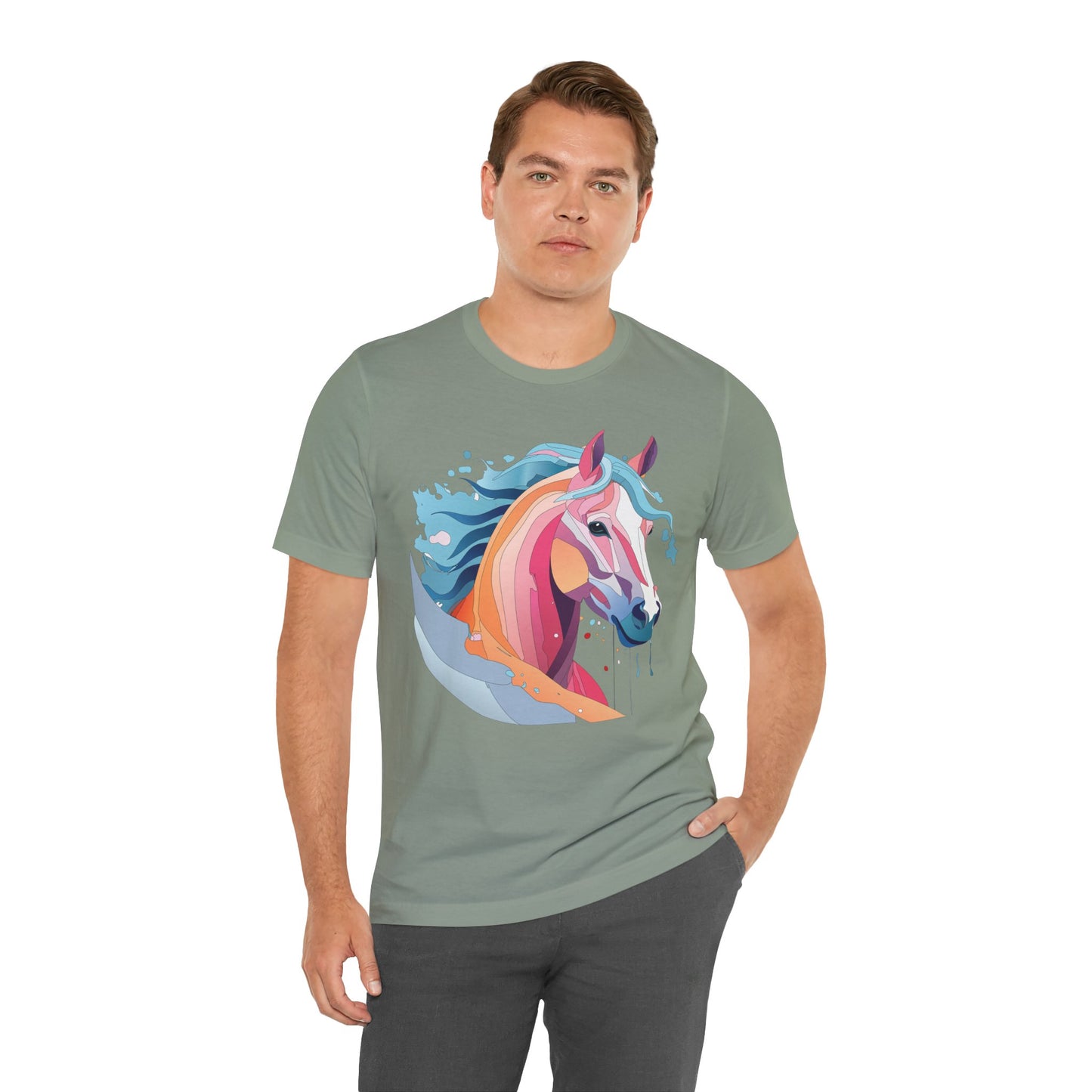 Unisex Animal Shirt, Tee Shirt with Animals, Art Design Tee Shirt, Wild Animals Shirt