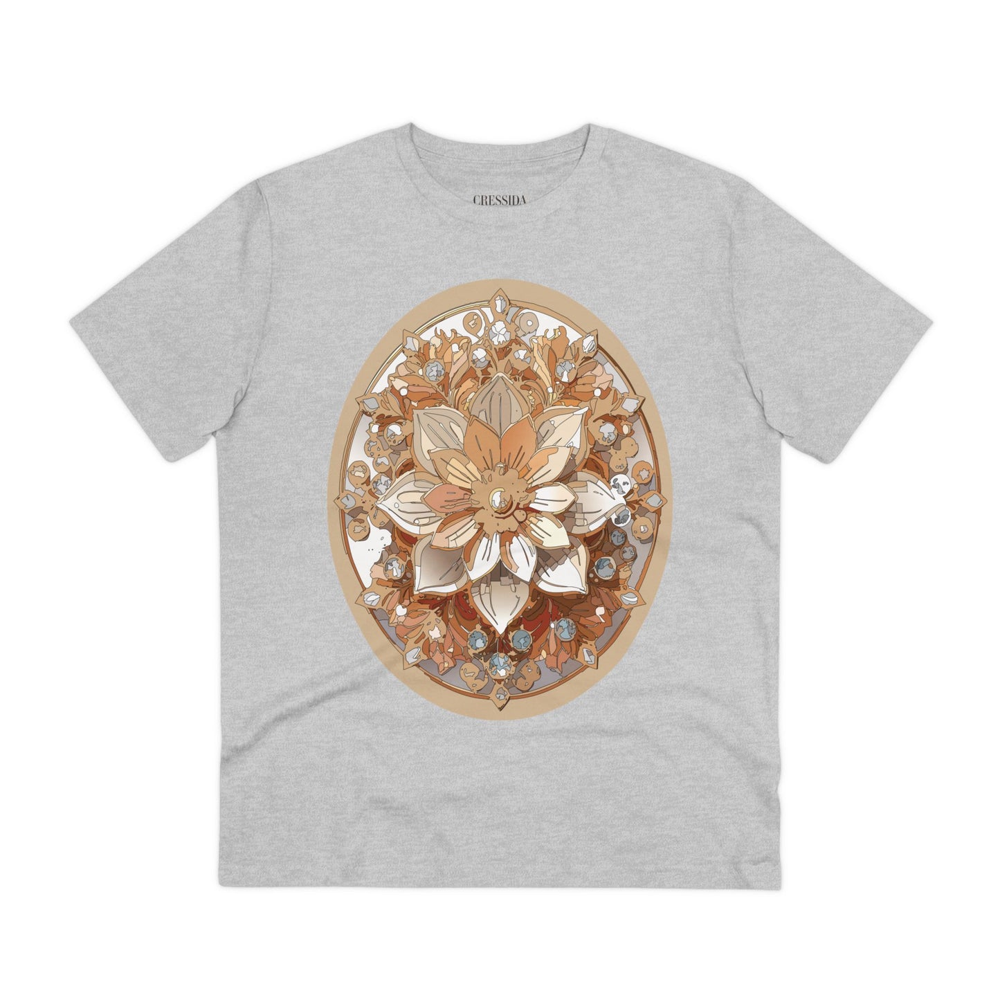 Organic T-shirt with Flower