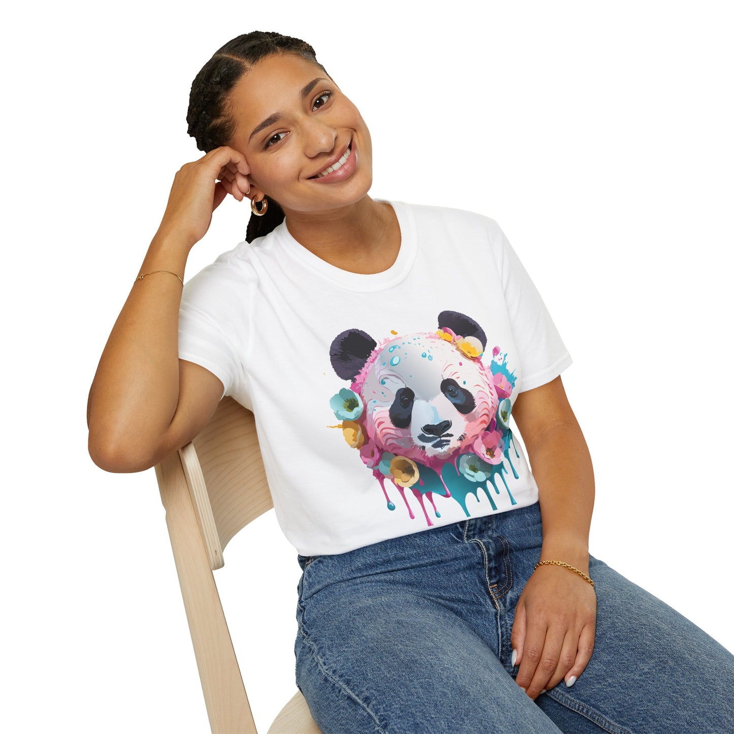 Panda Shirt, T Shirt with Panda, Animal Shirt, Tee Shirt with Animals