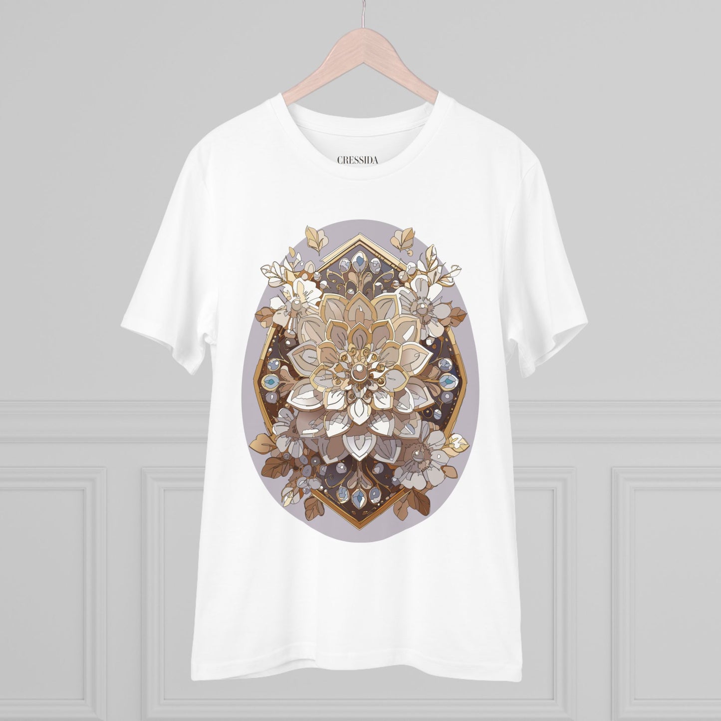 Organic T-shirt with Flower