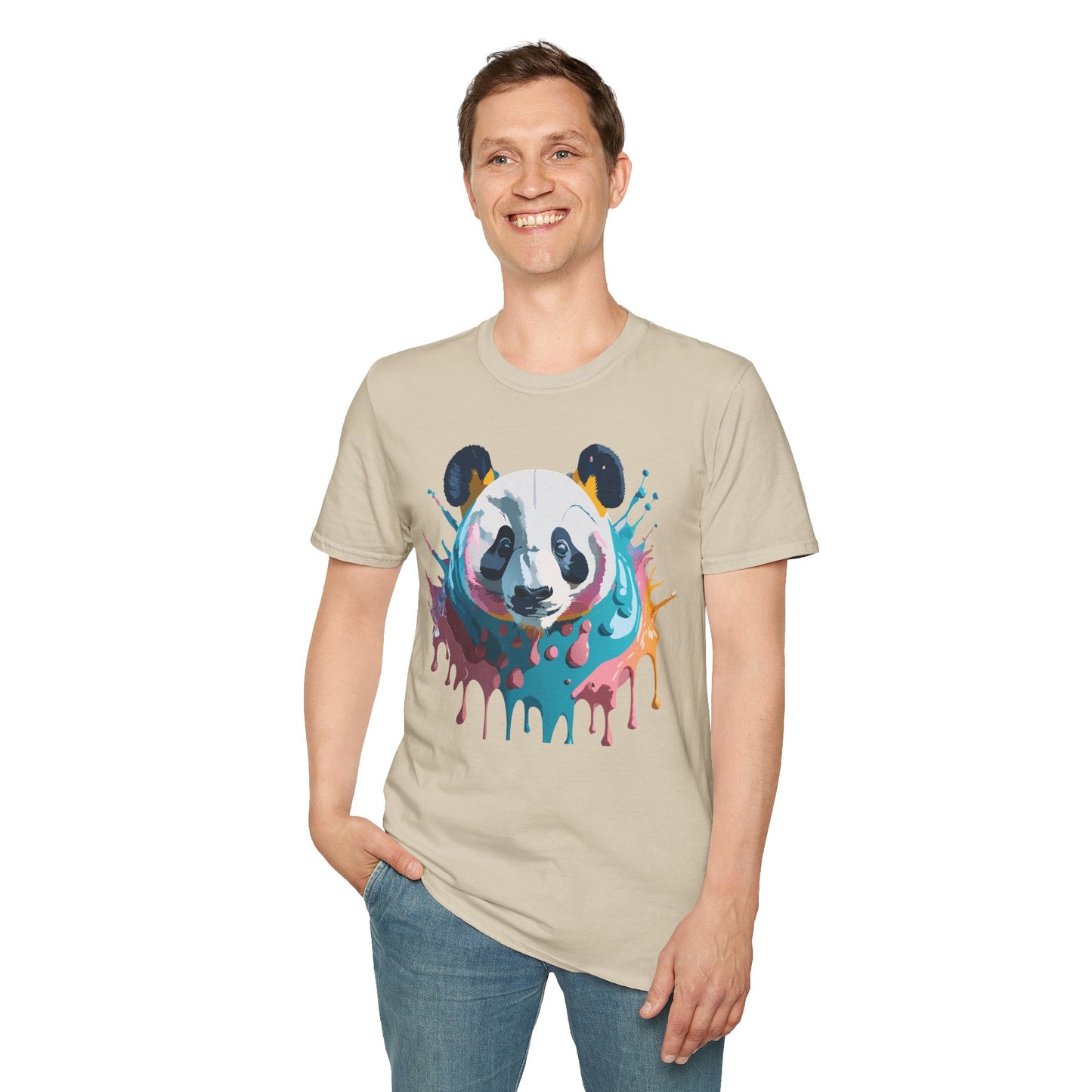 Panda Shirt, T Shirt with Panda, Animal Shirt, Tee Shirt with Animals