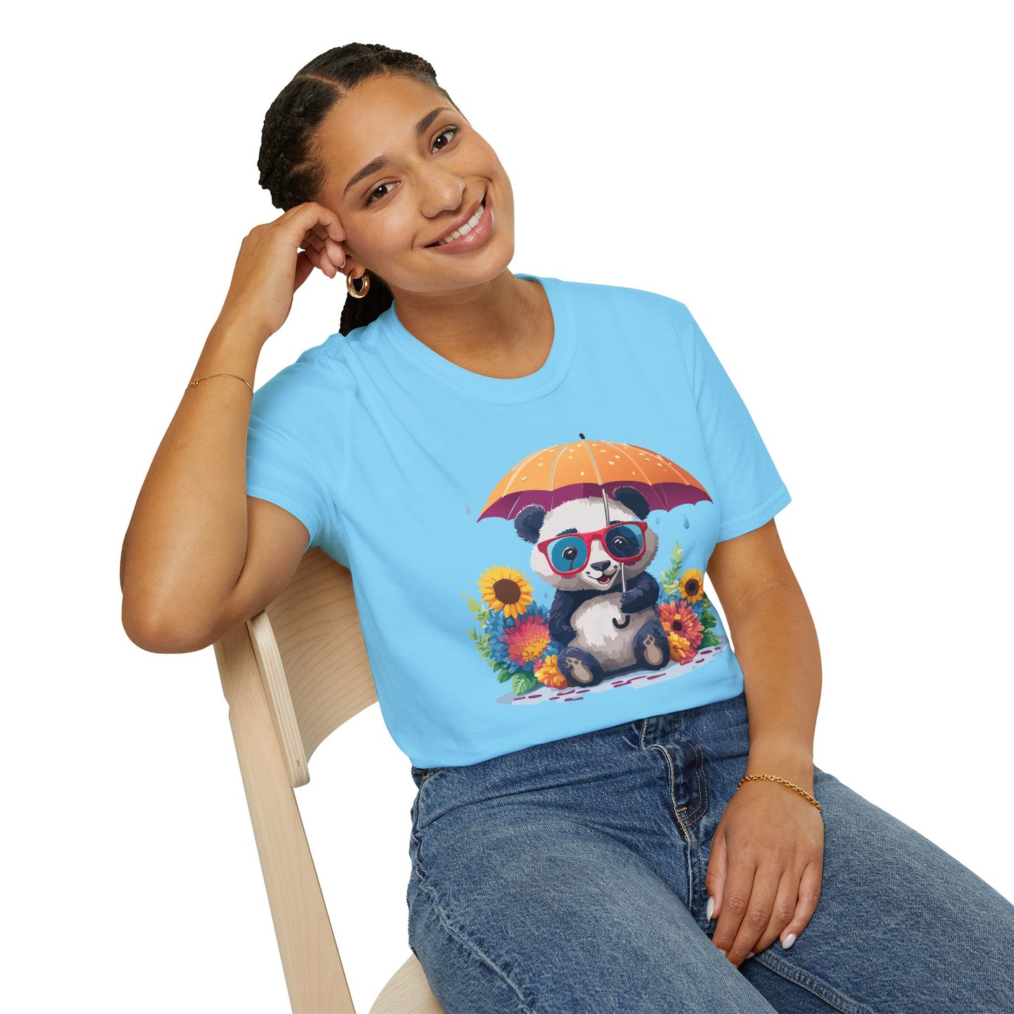 Panda Shirt, T Shirt with Panda, Animal Shirt, Tee Shirt with Animals