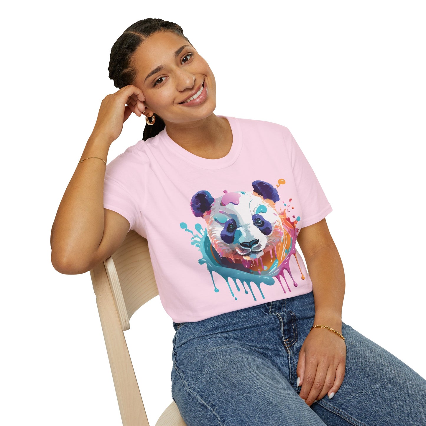 Panda Shirt, T Shirt with Panda, Animal Shirt, Tee Shirt with Animals