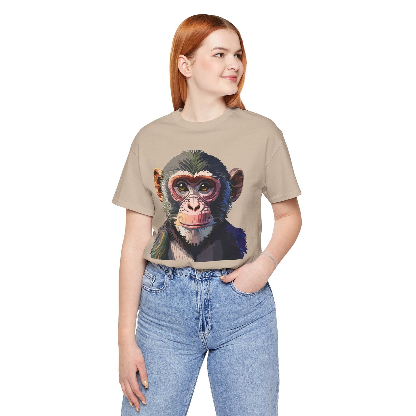 Unisex Animal Shirt, Tee Shirt with Animals, Art Design Tee Shirt, Wild Animals Shirt