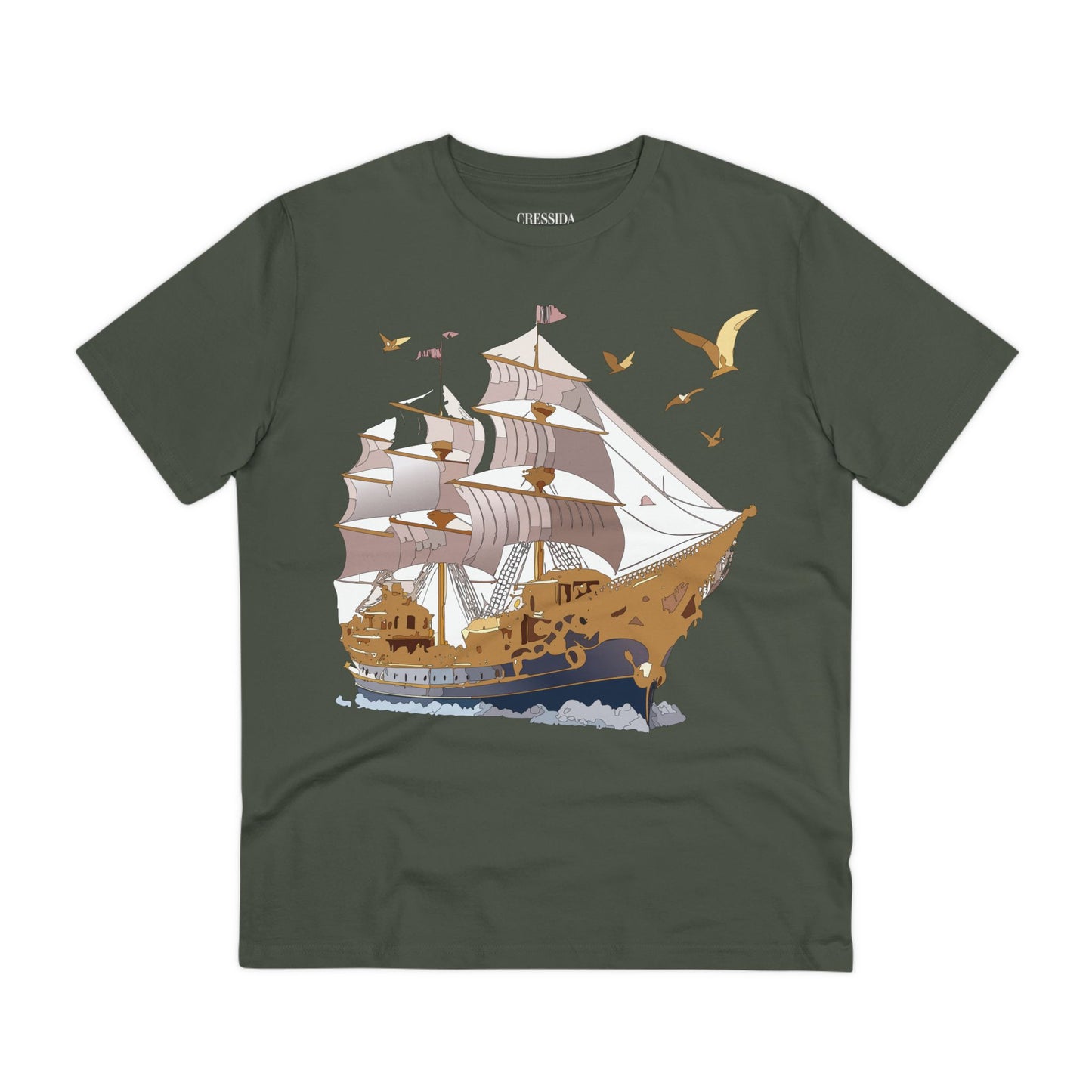 Organic T-shirt with Ship