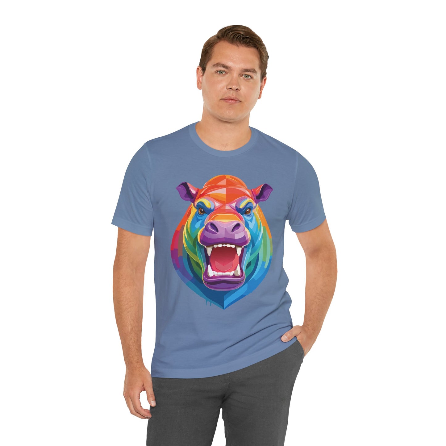 Unisex Animal Shirt, Tee Shirt with Animals, Art Design Tee Shirt, Wild Animals Shirt