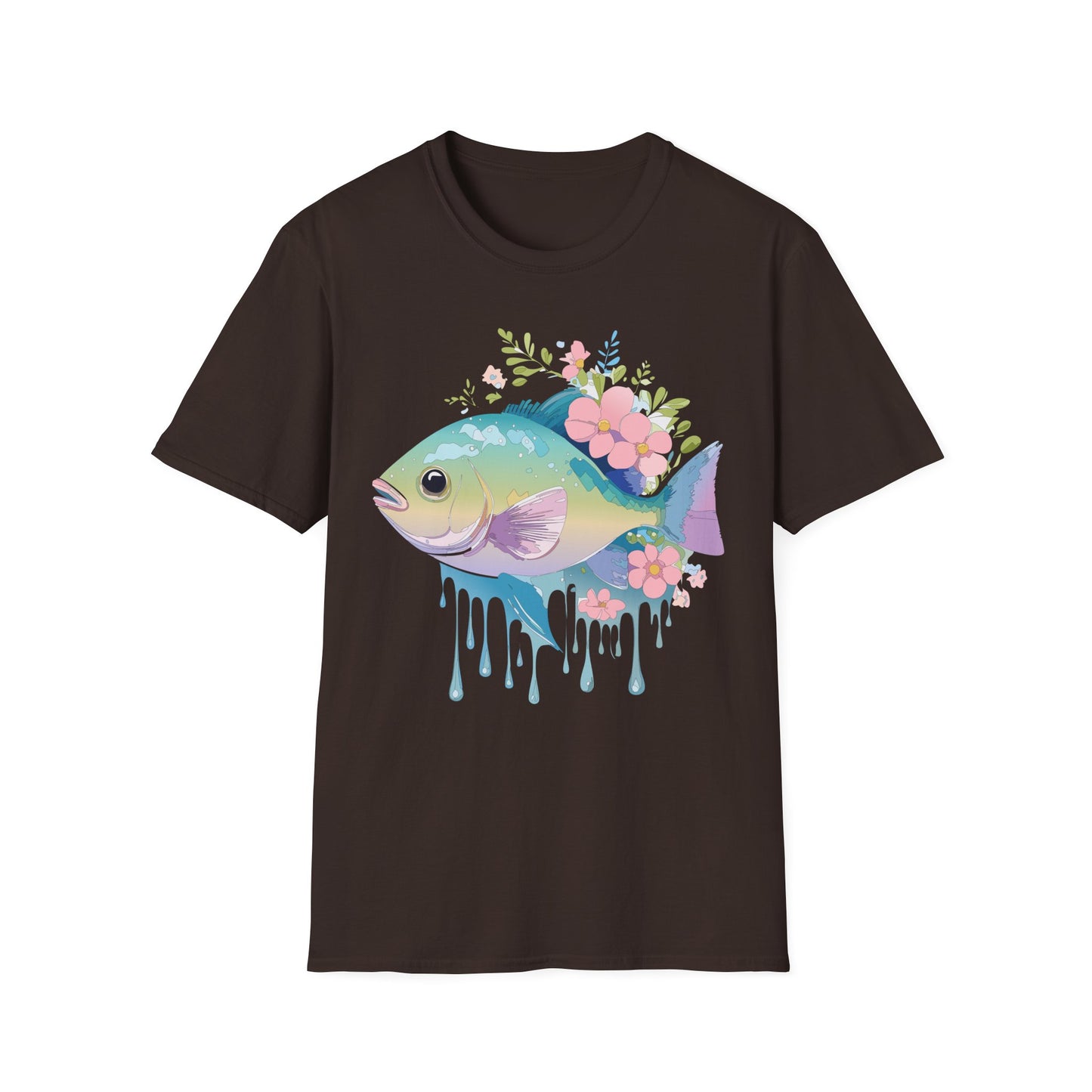 Fish Art Design Shirt, T Shirt with Fish, Graphic Shirt, Tee Shirt with Graphic Design, Shirt with Fish Graphic Art